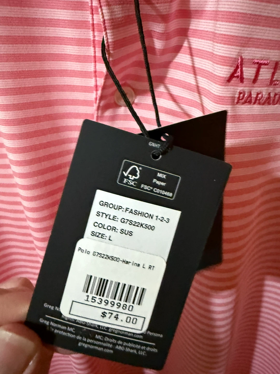 Atlantis Polo golf Shirt - photo 2
