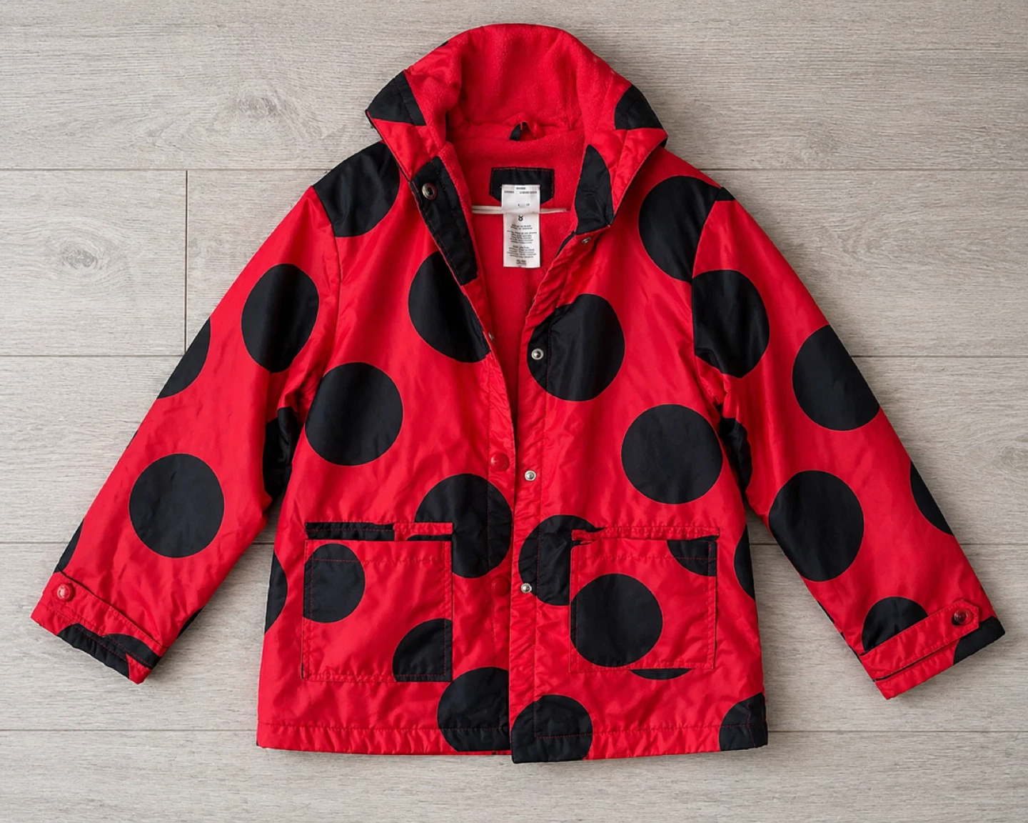 Carter's Kids Ladybug Rain Jacket Size 8