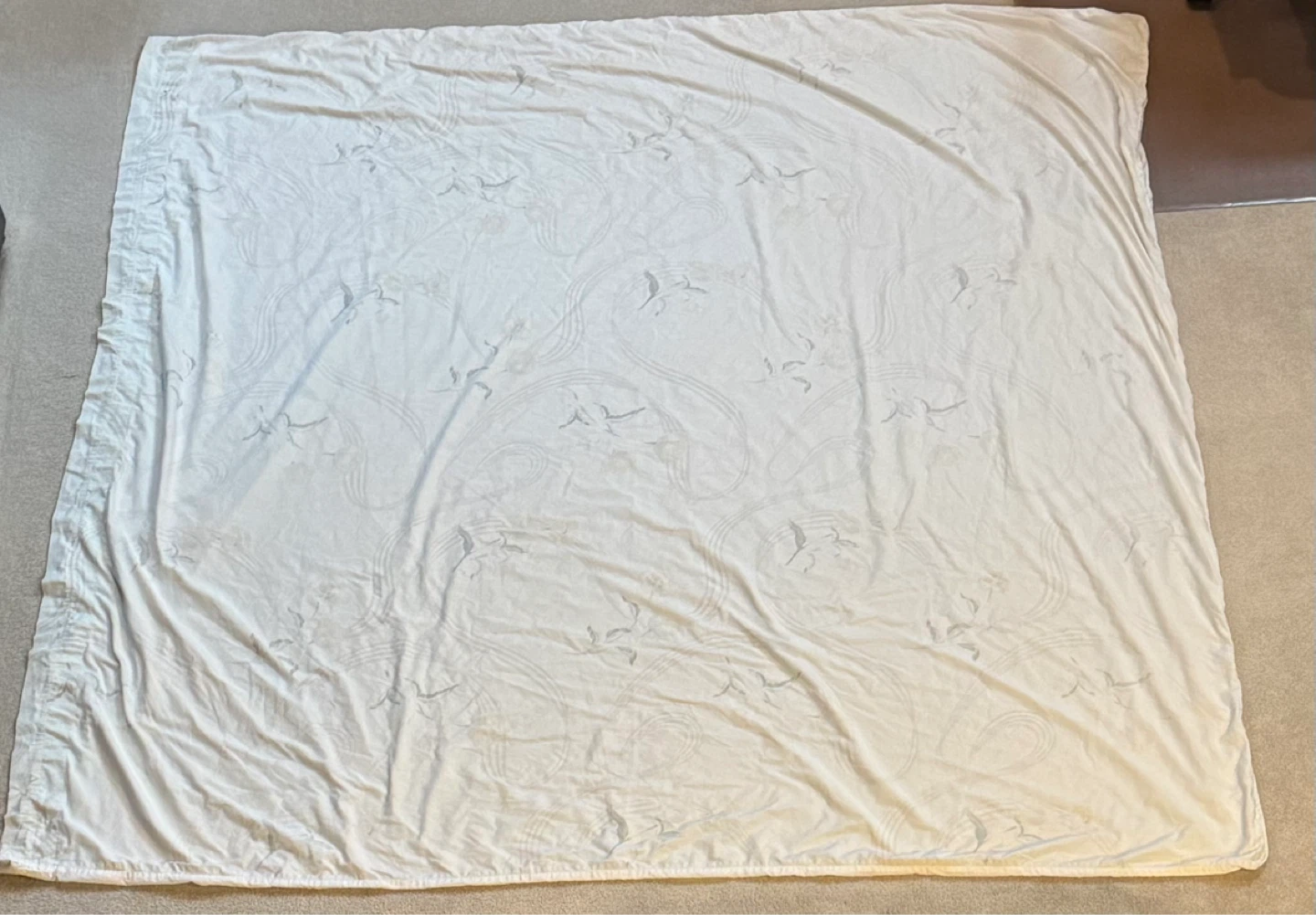 White Floral Duvet Cover - photo 2