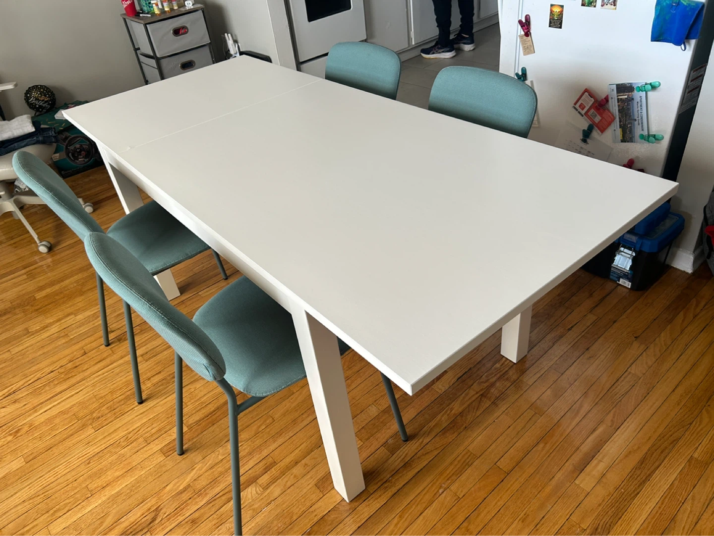 IKEA NÄSINGE Extendable Table - White - photo 3