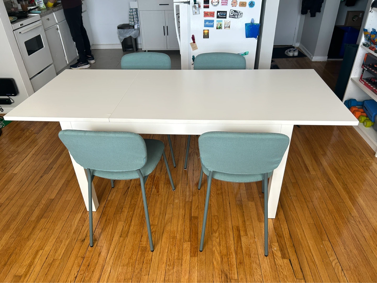 IKEA NÄSINGE Extendable Table - White - photo 2