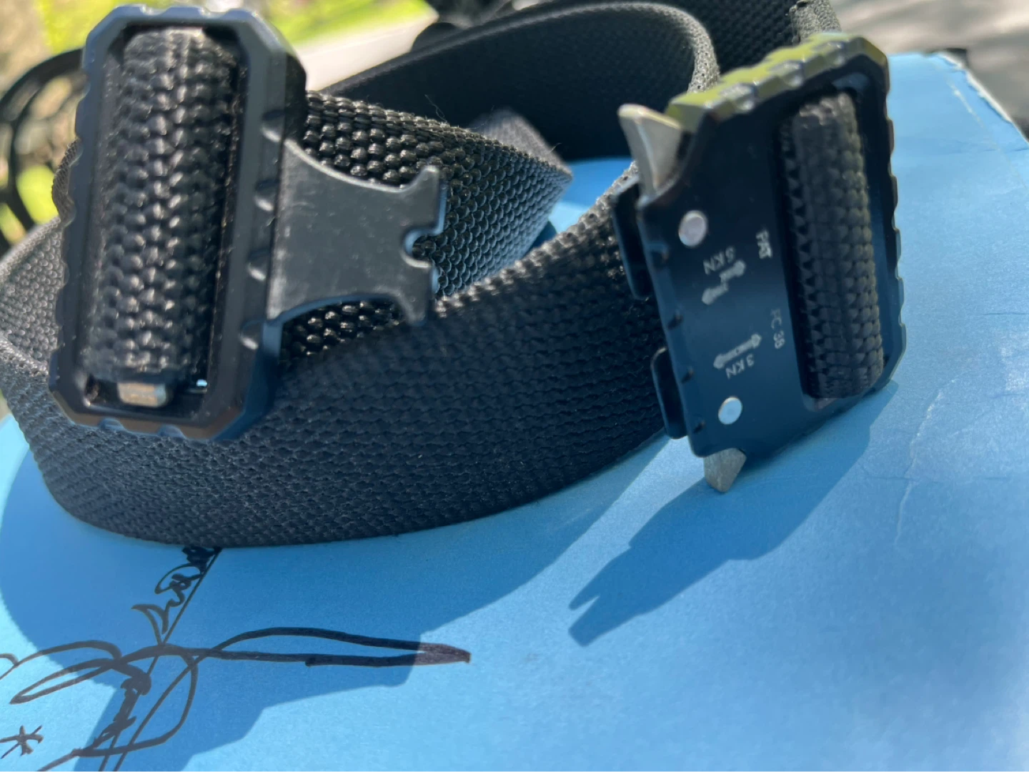 🌱 Black tactical belt - photo 3