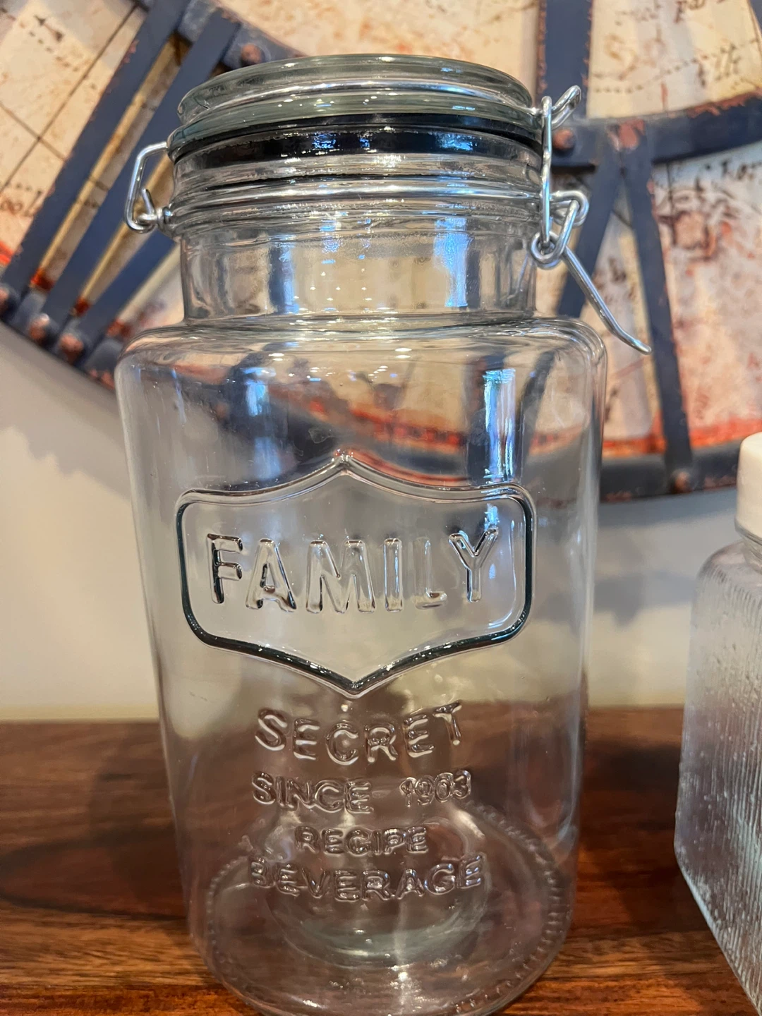 Curated Trio of Vintage Kitchen Glass Jars - photo 2