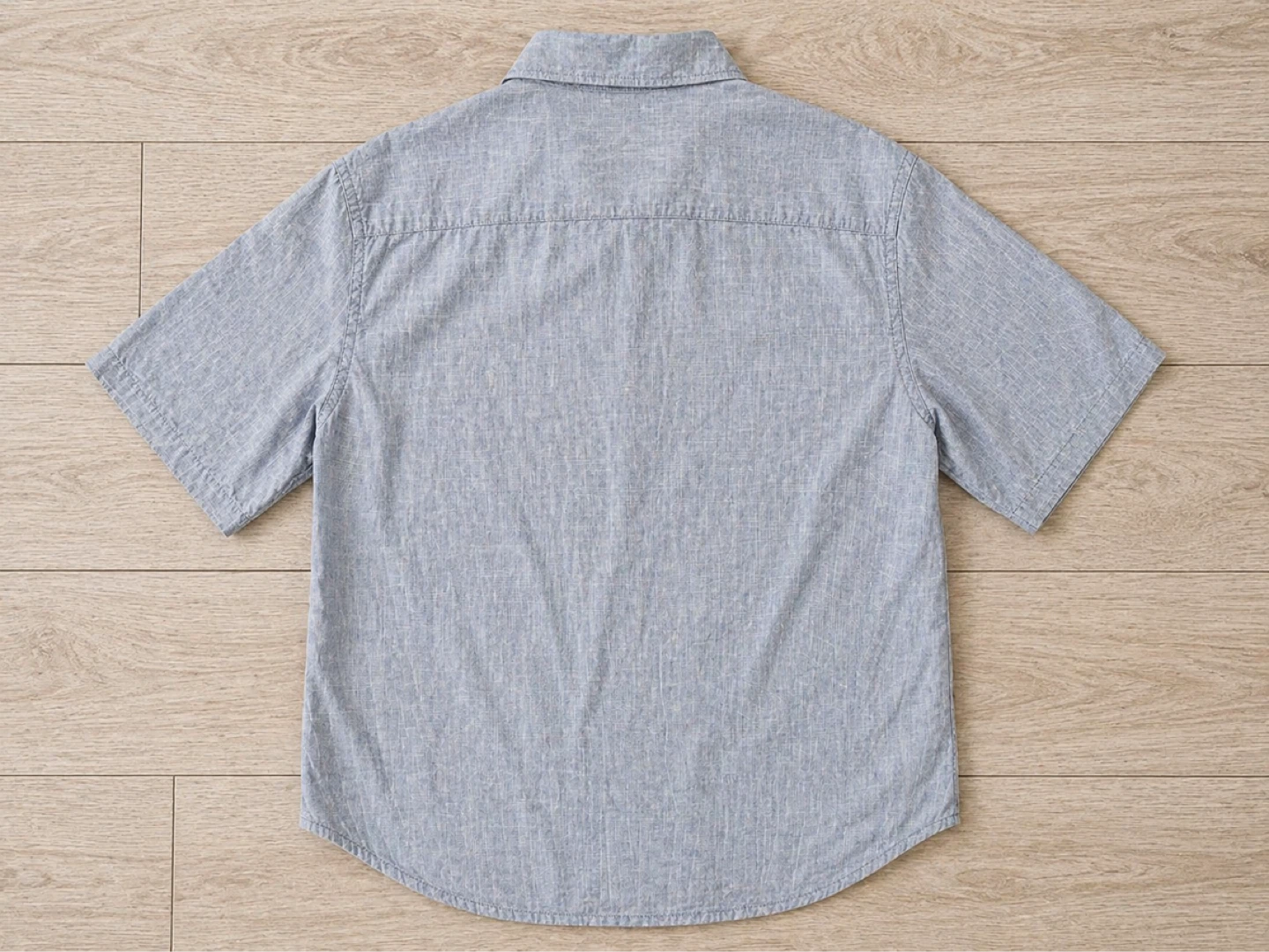 MGXX Metropolitan Semi Slim Short Sleeve Shirt - Blue - photo 2