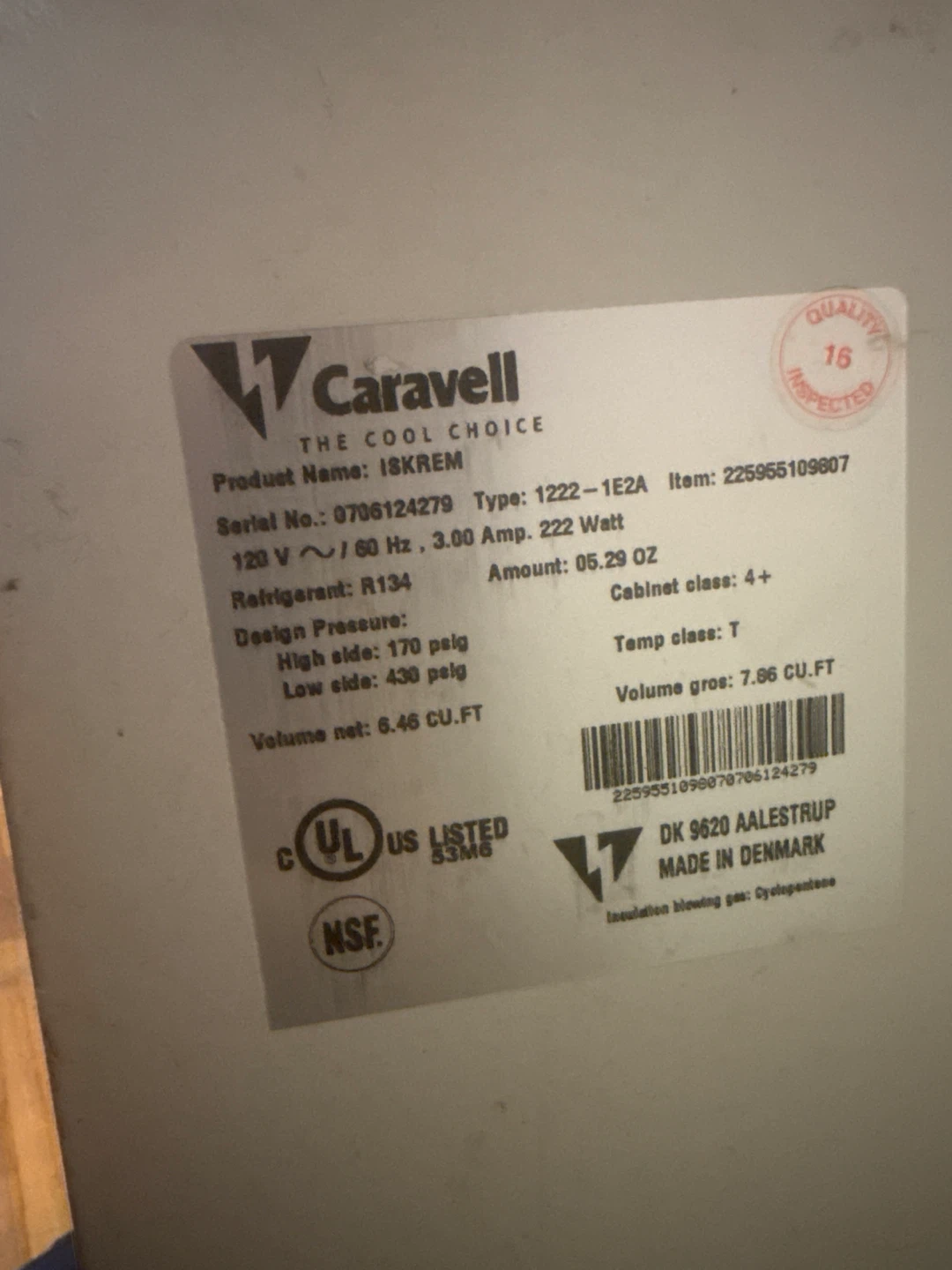 Caravell 18KREM Chest Freezer - photo 3