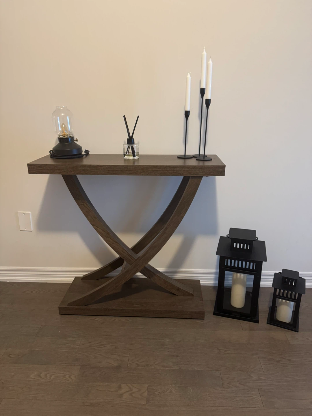 35 Inch Console Table - Brown