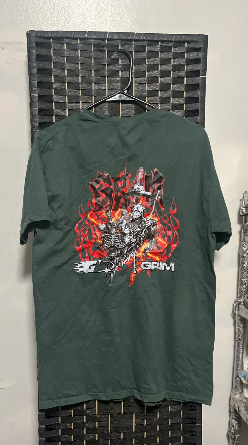 Grim Reaper Skeleton T-Shirt - photo 2