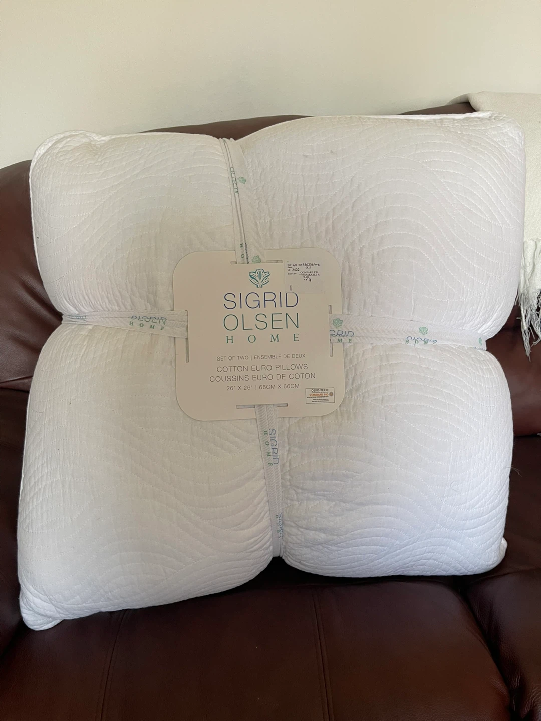 Sigrid Olsen Home Euro Cotton Pillows - Set of 2 - photo 2