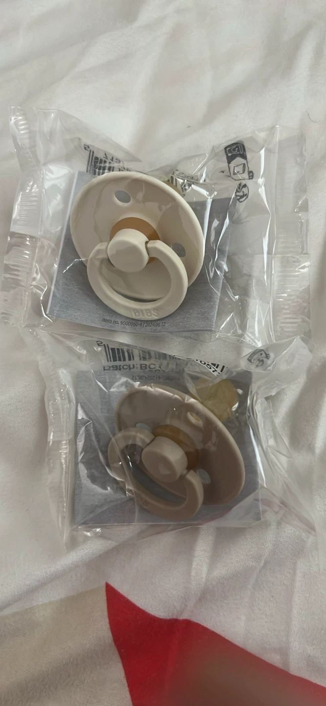 BIBS Pacifier Colour Latex Size 1 - Ivory & Vanilla - photo 2