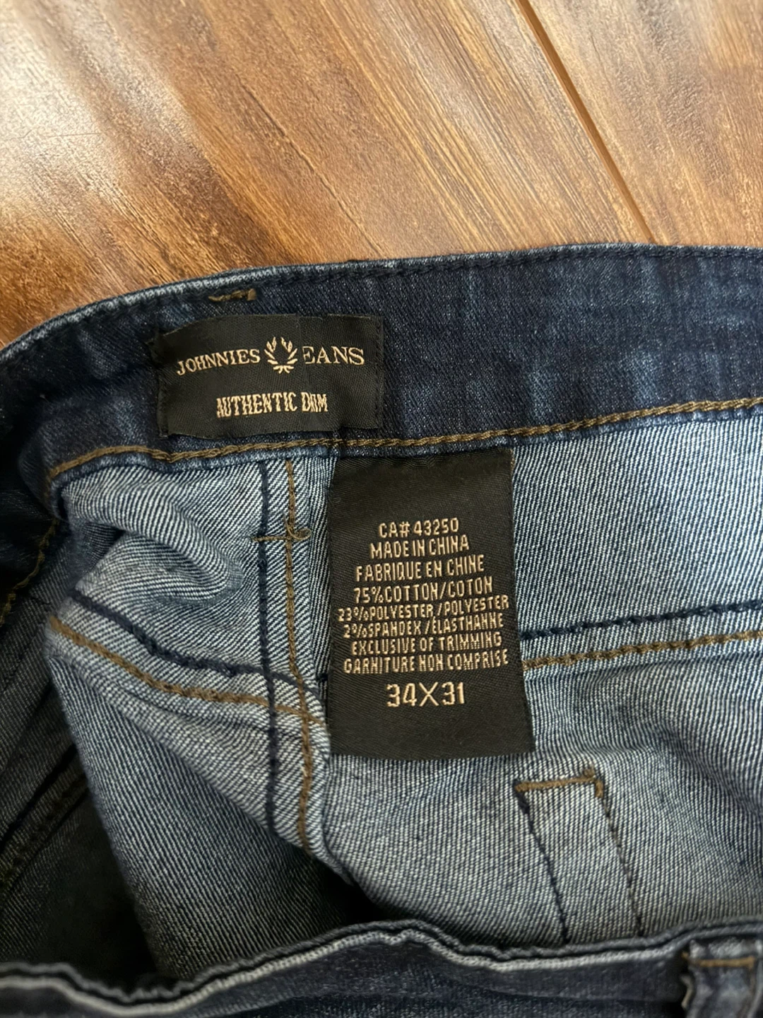 Johnnies Jeans Authentic Denim 34x31 - photo 4