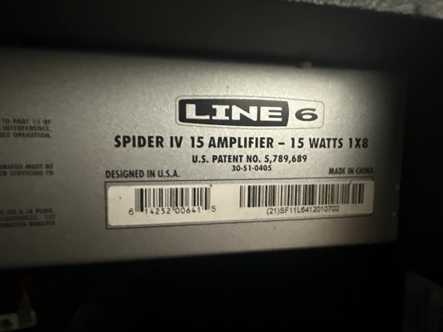 Line 6 Spider IV 15 Guitar Amp - photo 3