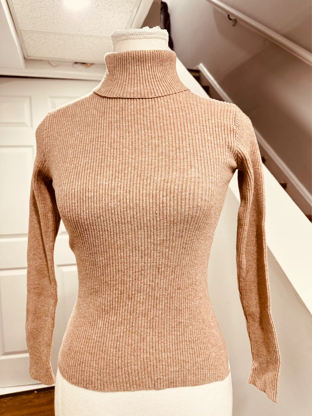 3 pcs  for only $ 10 Ribbed Turtleneck Sweater