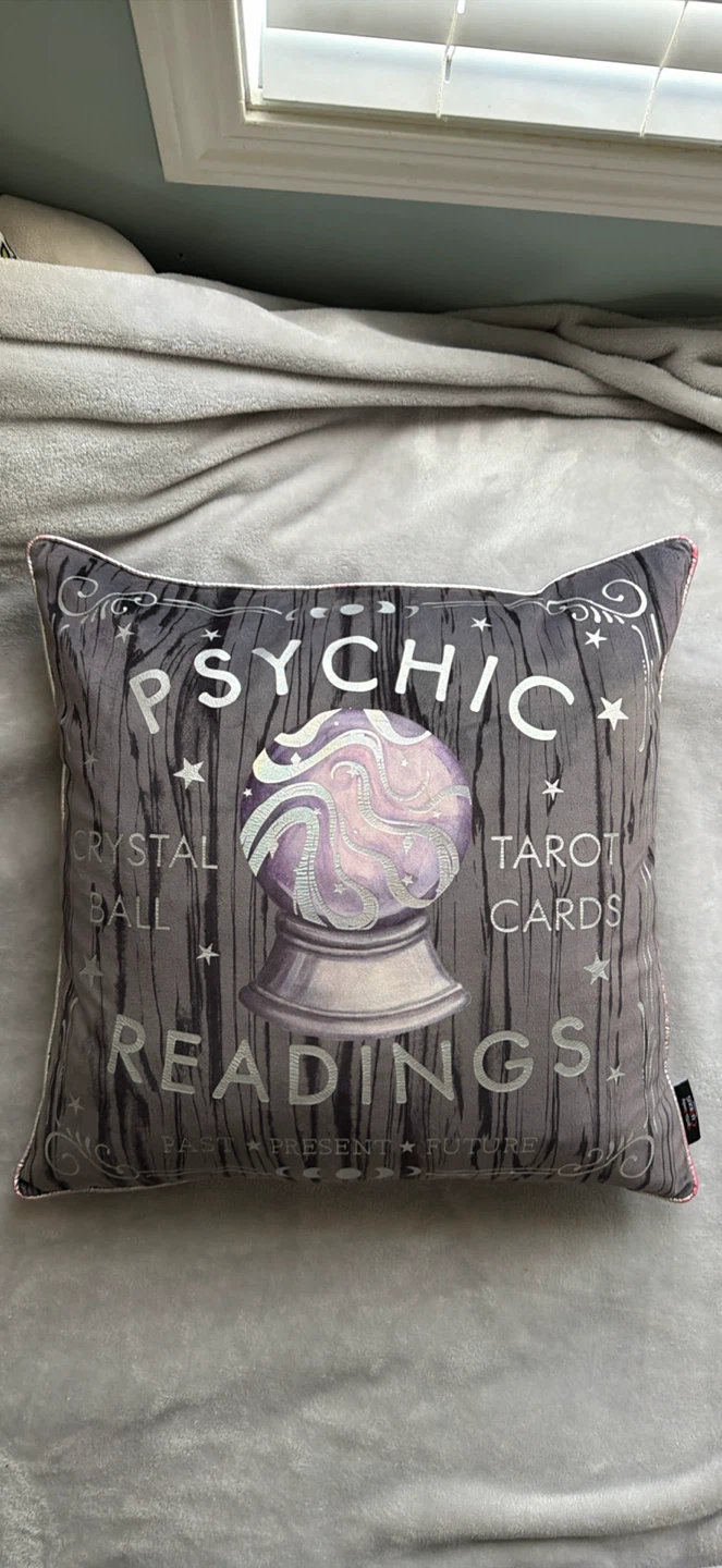 Psychic Readings Throw Pillow