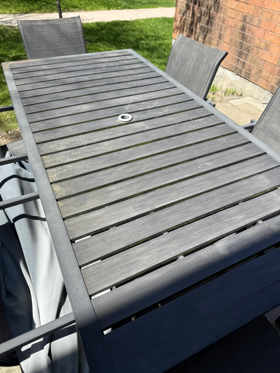Outdoor Dining Set with Table and Chairs - photo 2
