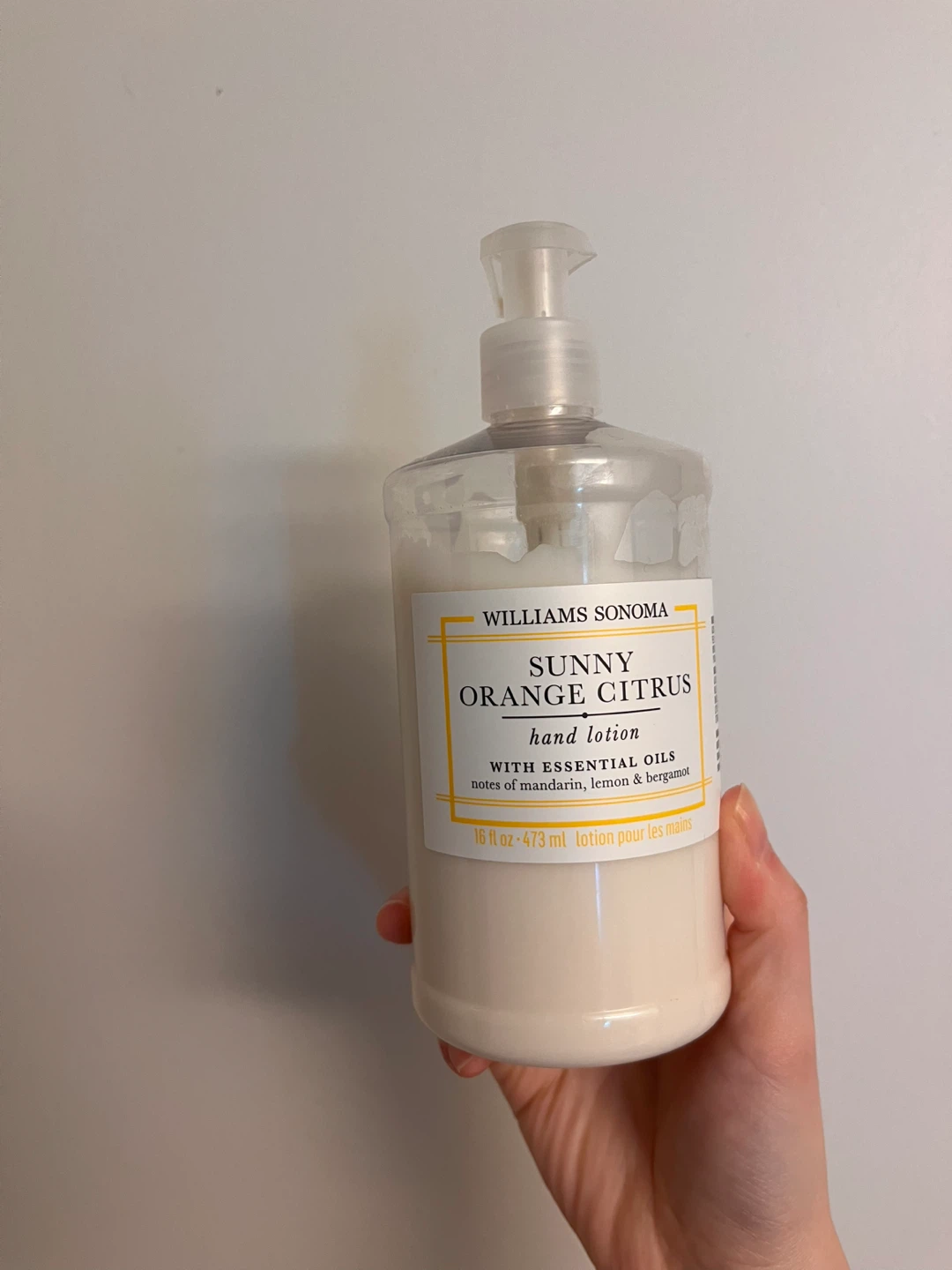 FREE!!!!Williams Sonoma Sunny Orange Citrus Hand Lotion 16 fl oz