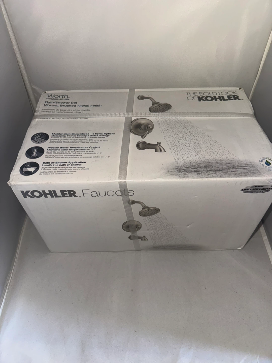 Kohler Worth Bath/Shower Set R76258-4E-BN Vibrant Brushed Nickel - photo 3