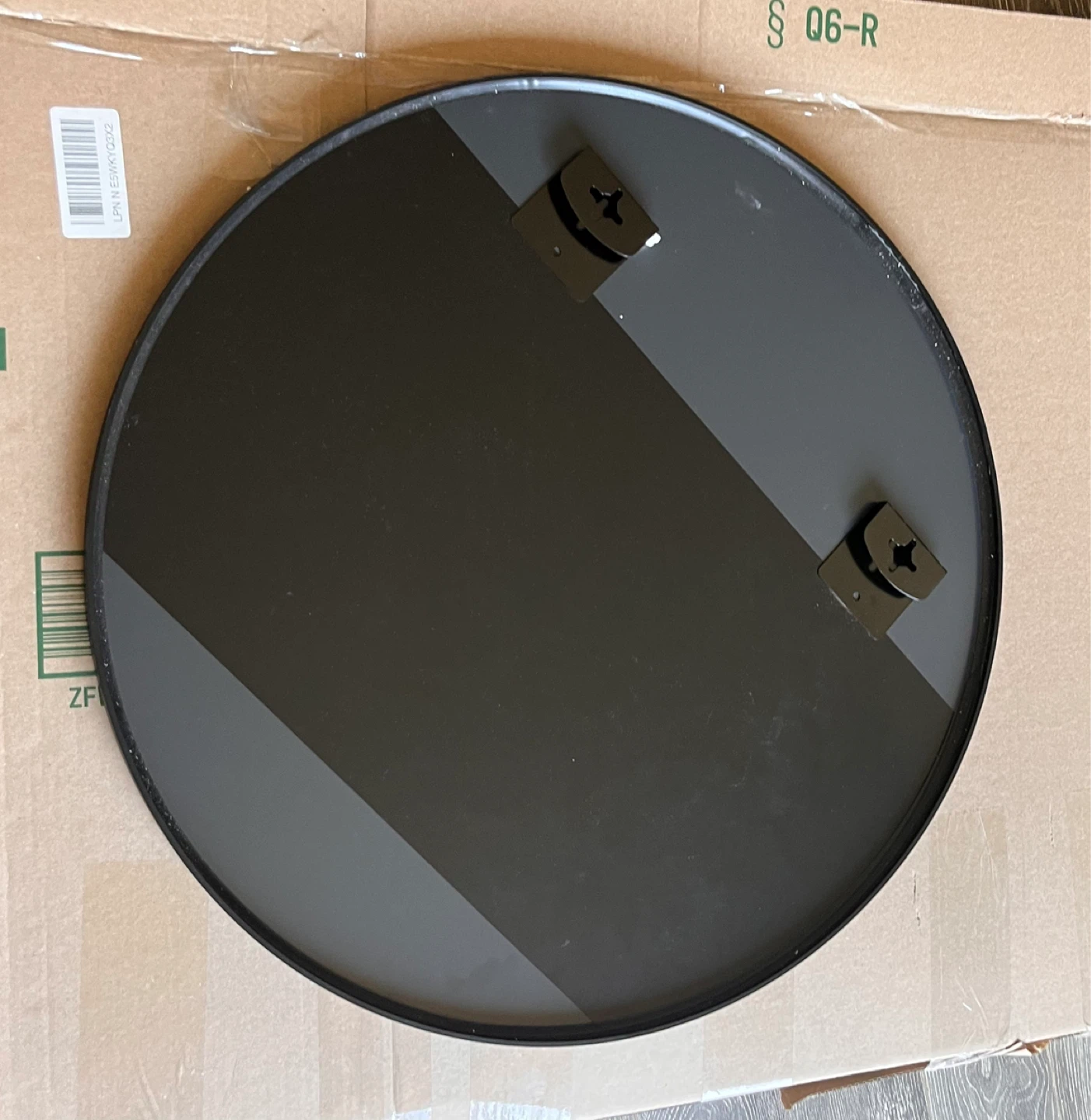 25 inch Round Black Mirror - photo 3