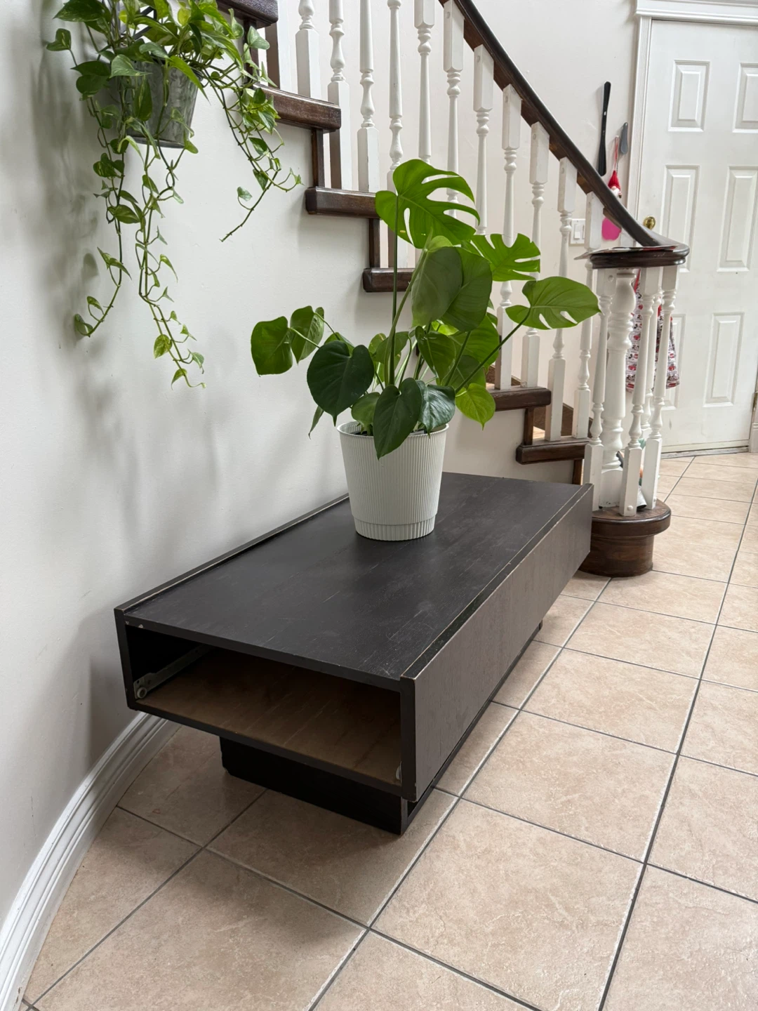 Dark Wood Coffee Table / Bench - photo 3