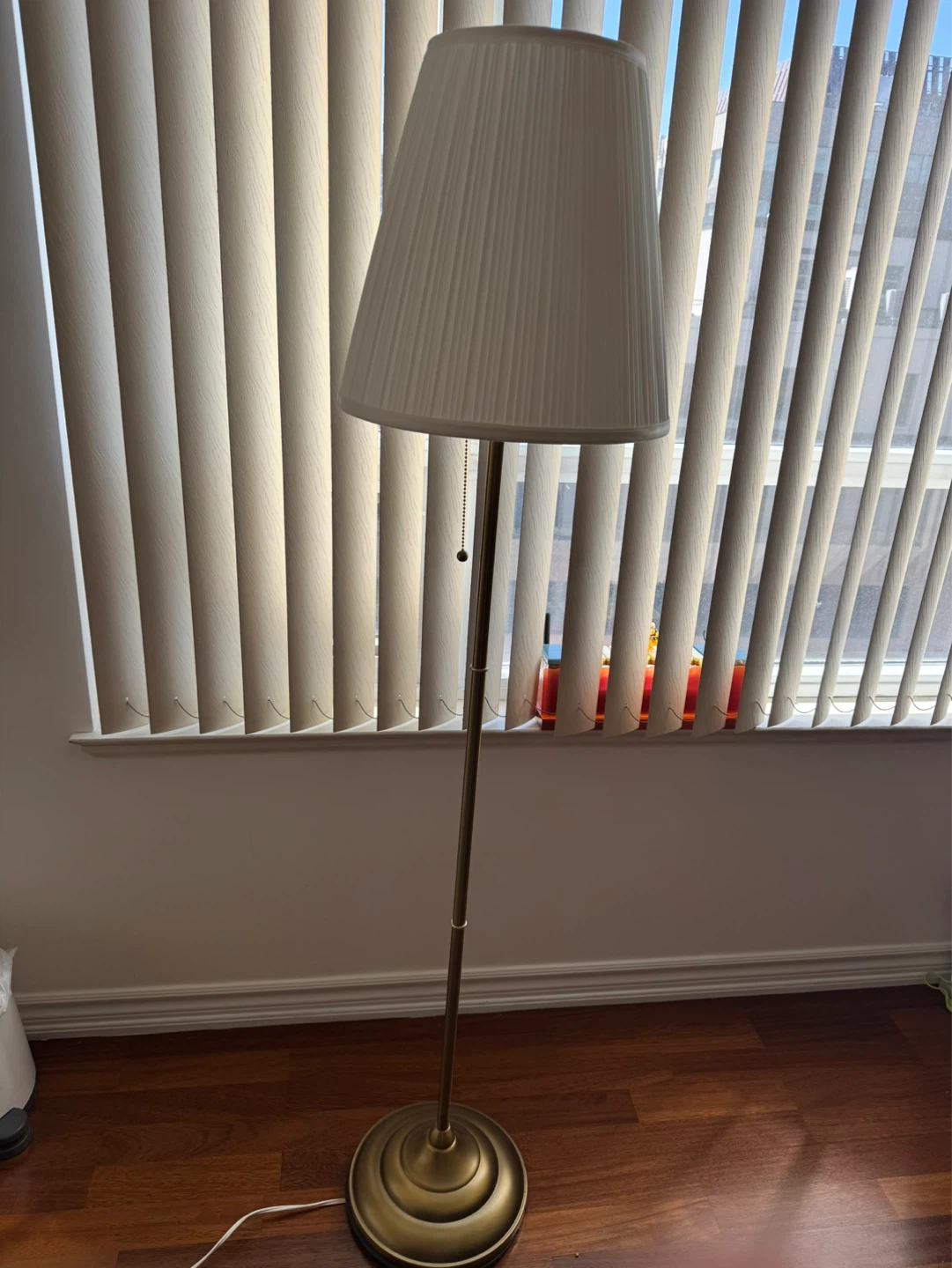 Pleated Shade Floor Lamp (ikea)