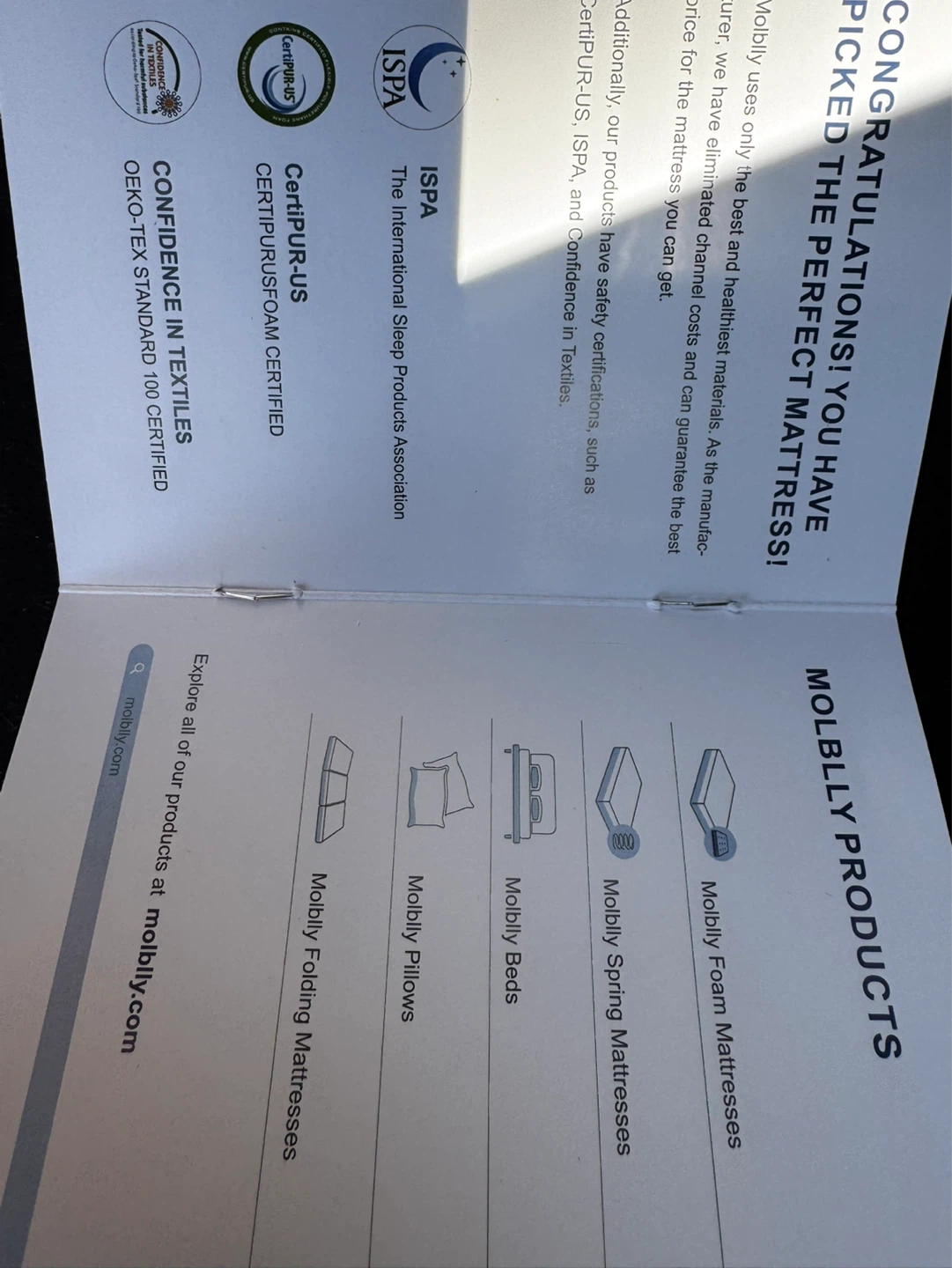 Brand New MOLBLLY  Twin Foam Mattress - photo 4