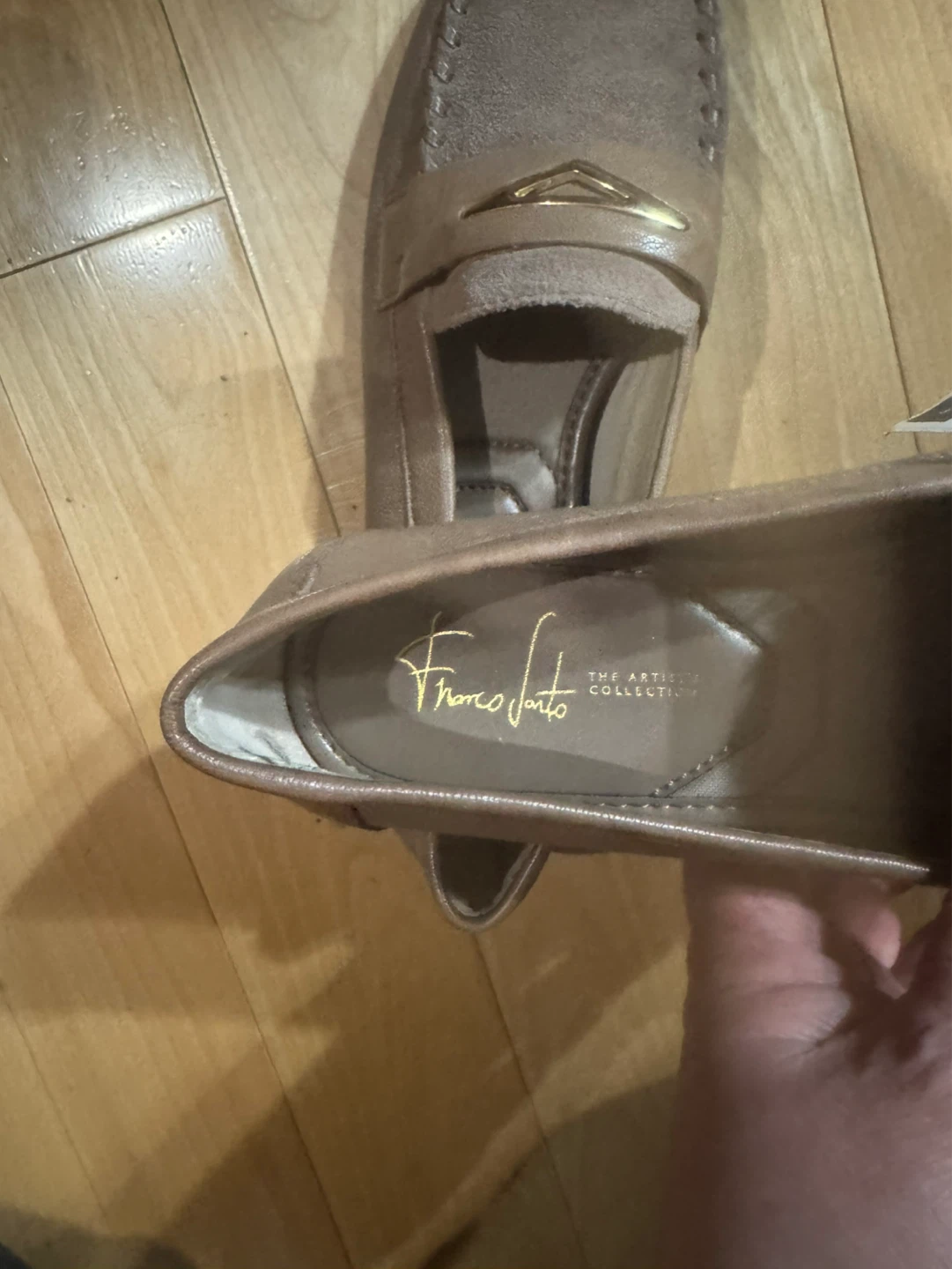 Franco Sarto Loafers - Mushroom - Size 7.5 M - photo 4