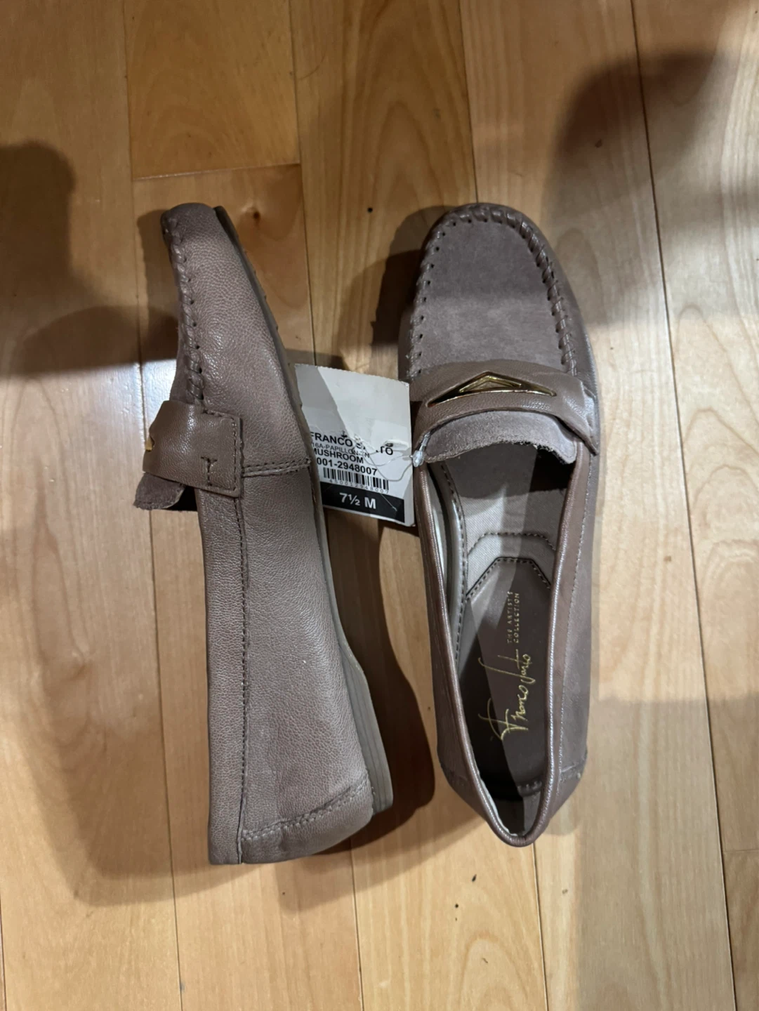 Franco Sarto Loafers - Mushroom - Size 7.5 M - photo 2