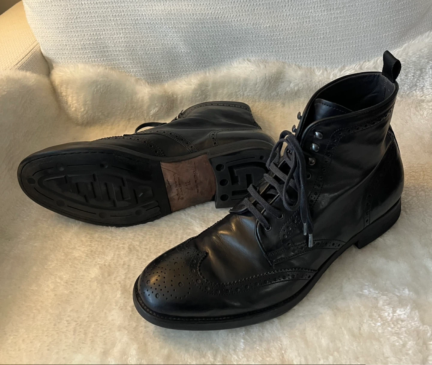 To Boot New York Adam Derrick Leather Men's Size 12