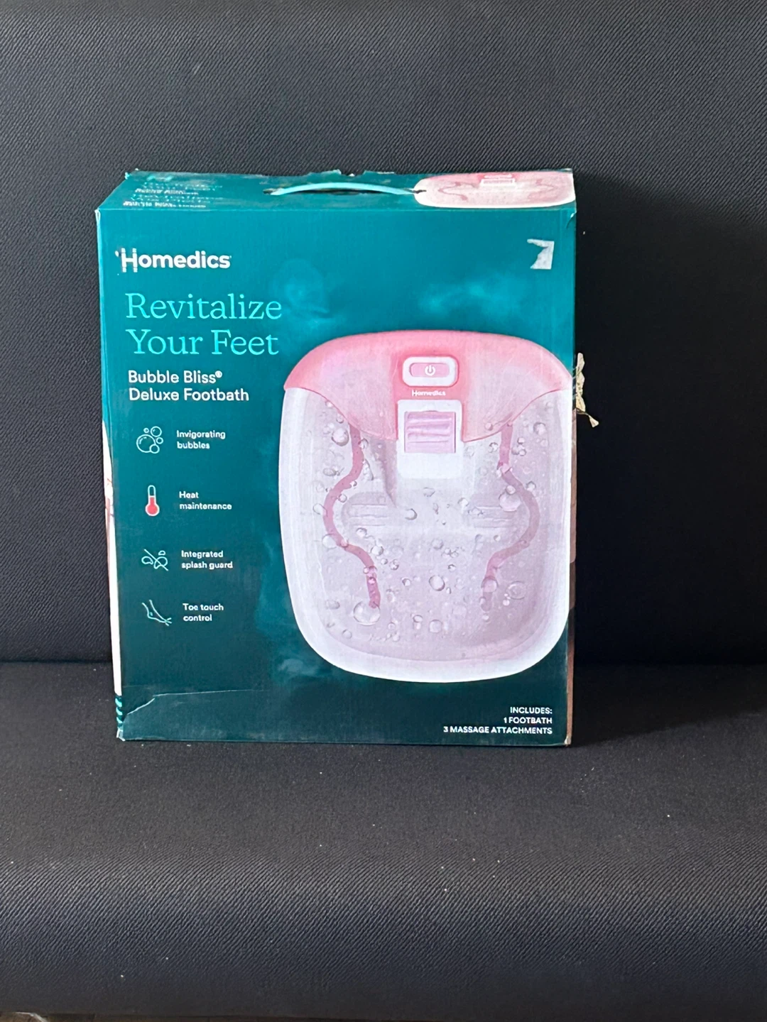 HoMedics Revitalize Your Feet Deluxe Footbath