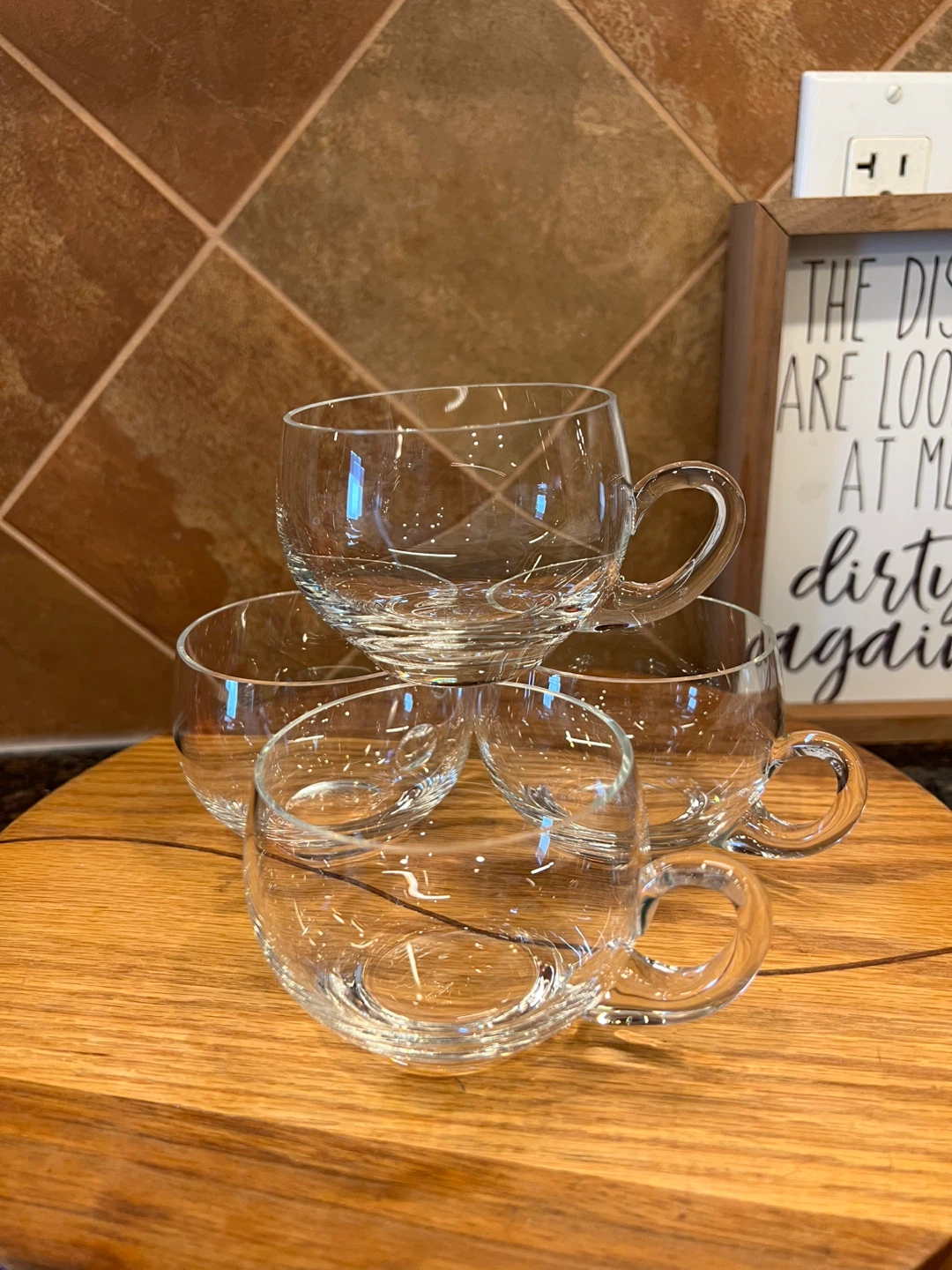 Vintage Crystal Punch Cups