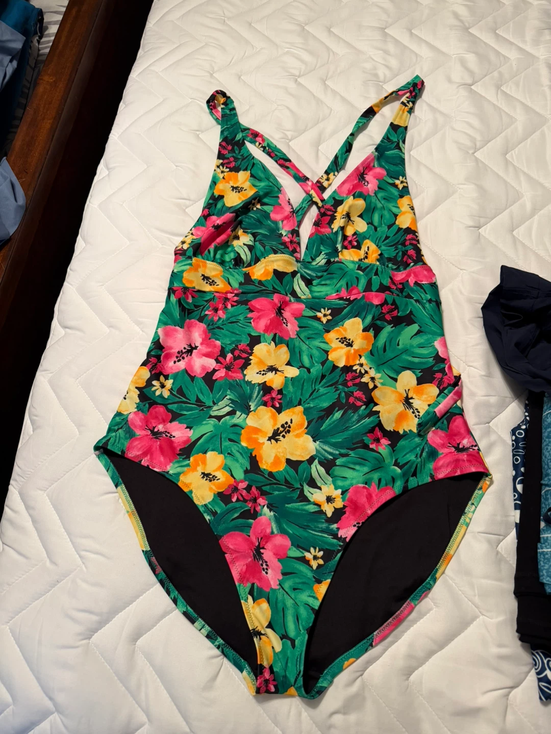 Women's Tropical Floral One-Piece Swimsuit