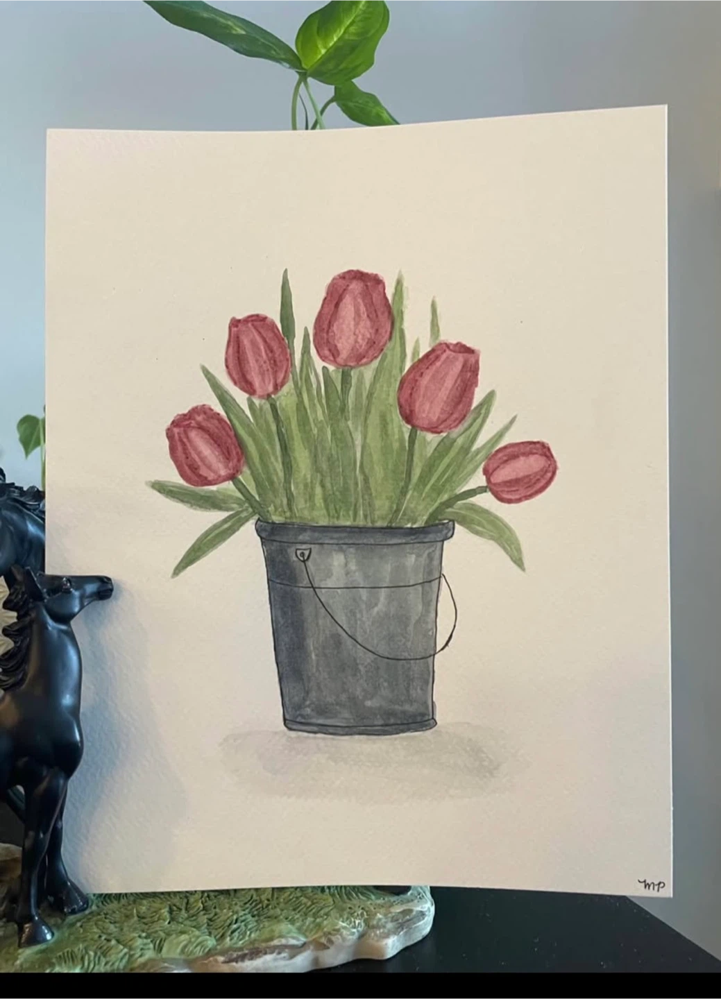 Watercolour floral paintings - photo 2