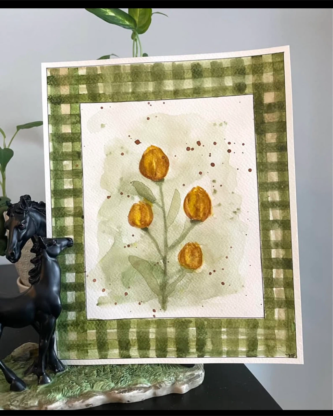 Watercolour floral paintings - photo 5