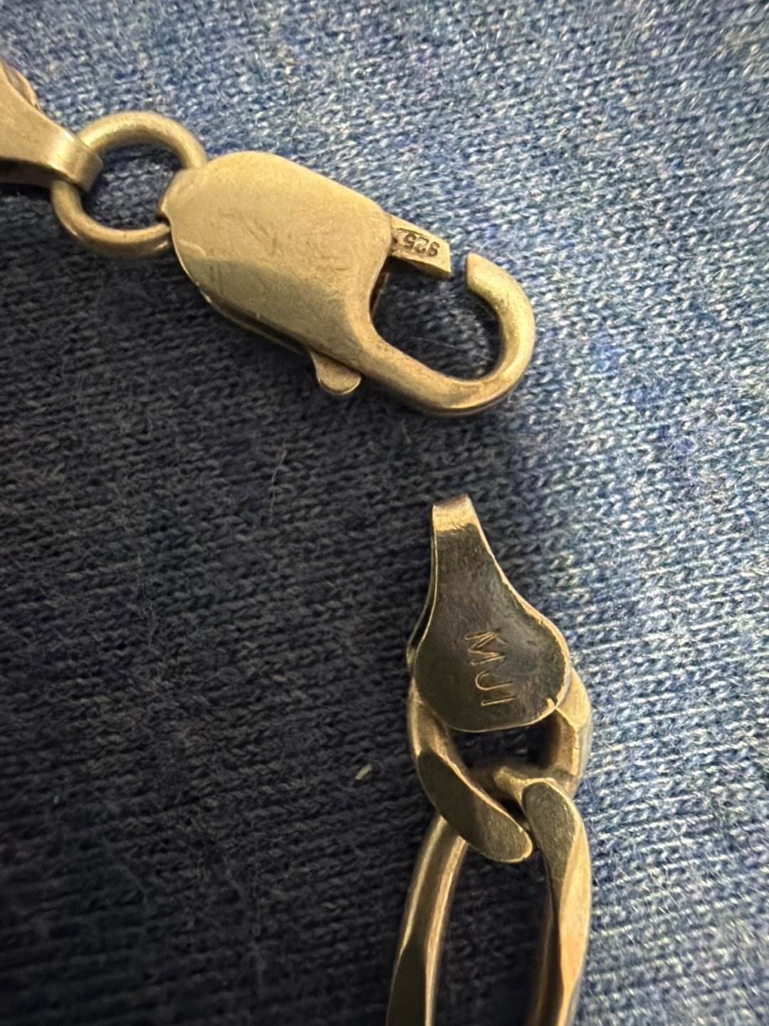 Sterling Silver Figaro Chain Necklace - photo 2
