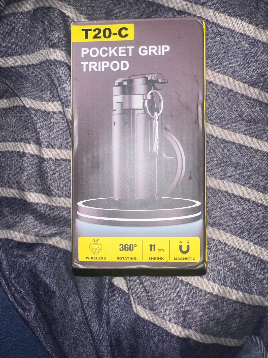 T20-C Pocket Grip Tripod - Aluminum Alloy + ABS - photo 4