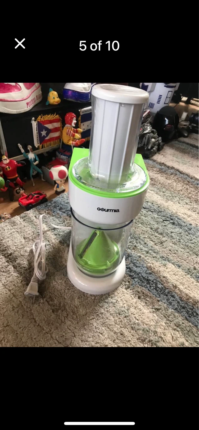 Electric spiralizer and slicer for vegetables and pasta maker - photo 4