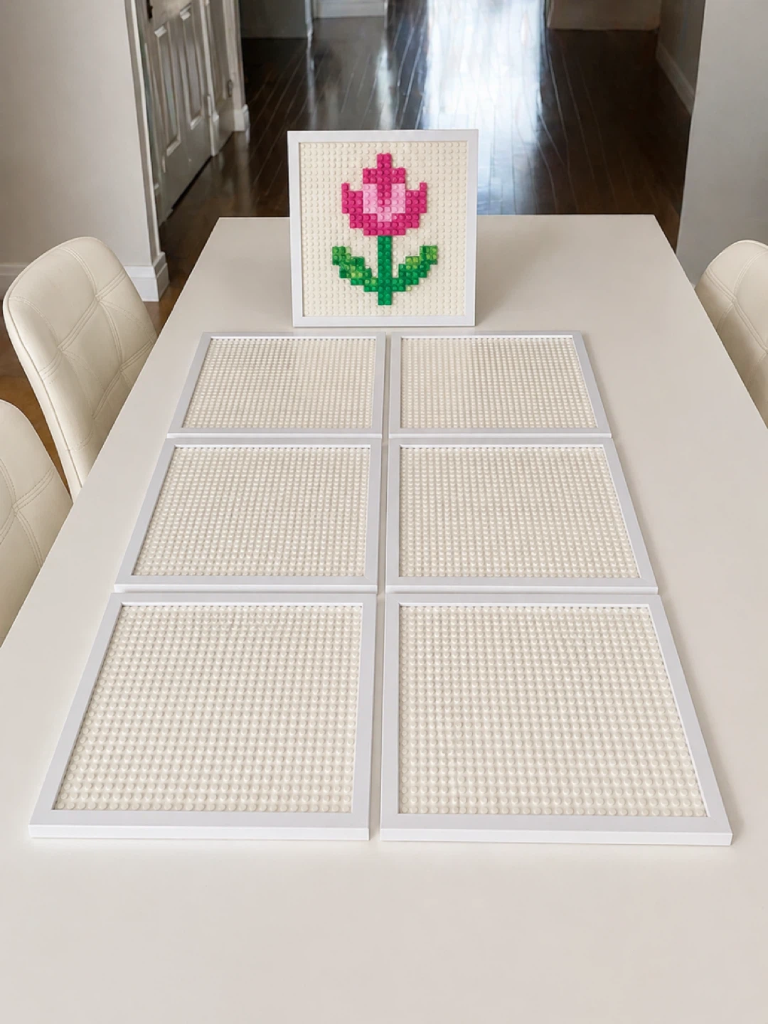 Lego/brick building frames (ready to hang or display)