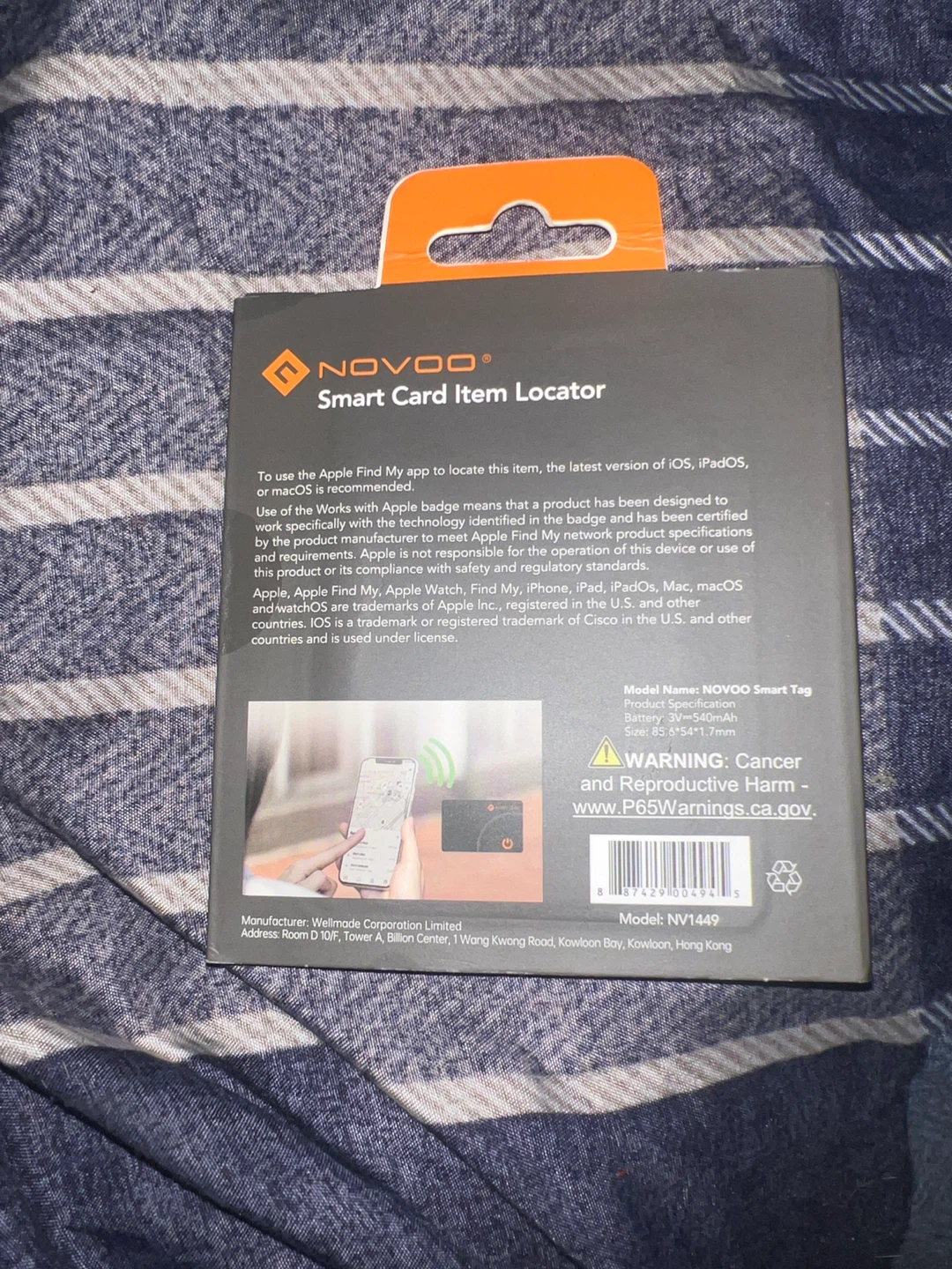 NOVOO Smart Card Item Locator - photo 2