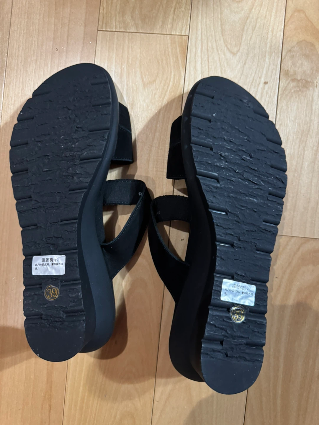 DR. KONG Black Blue Gray Sandals Size 39 - photo 3