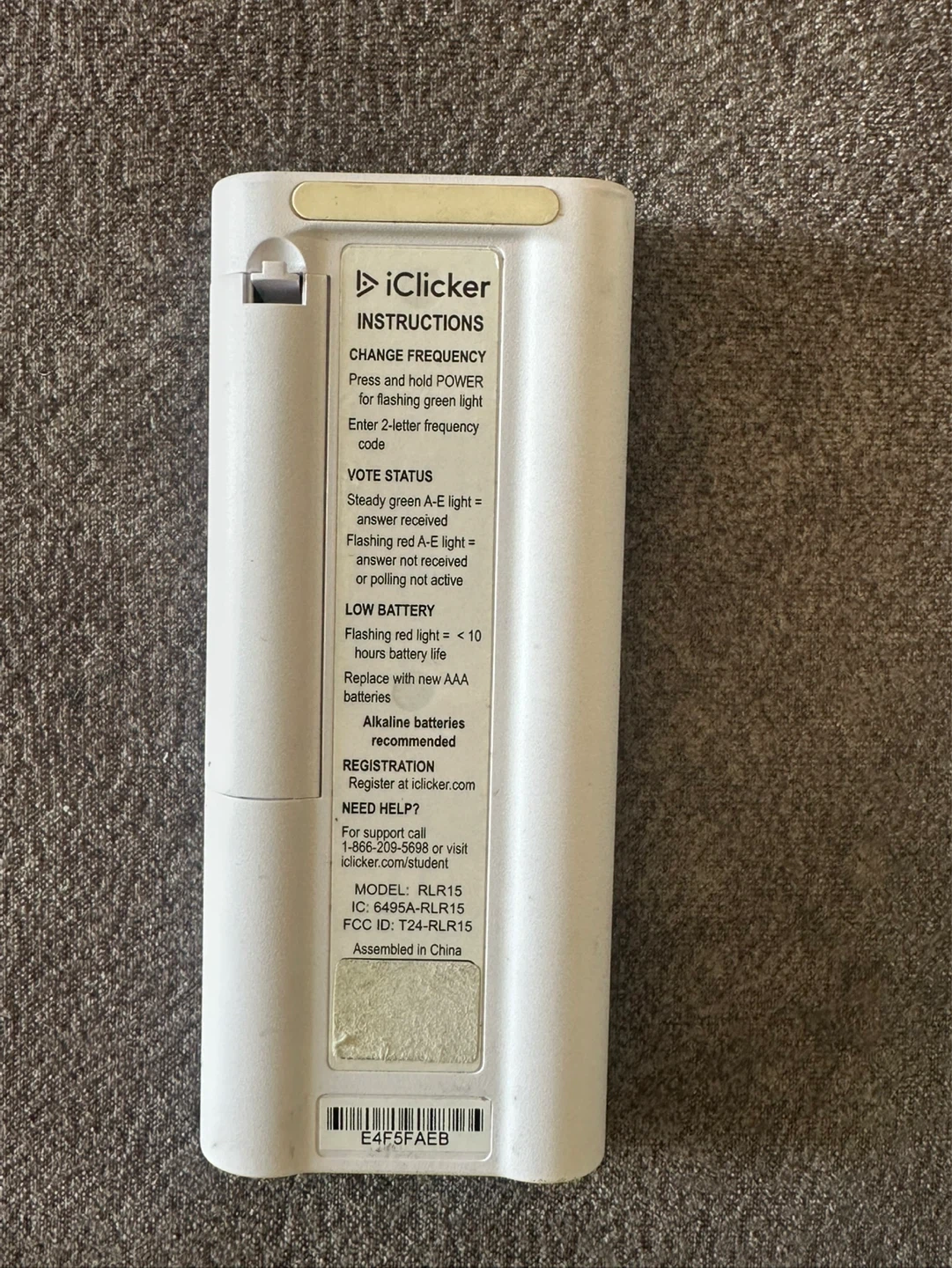iClicker+ Remote (University Clicker) – Works Well - photo 2