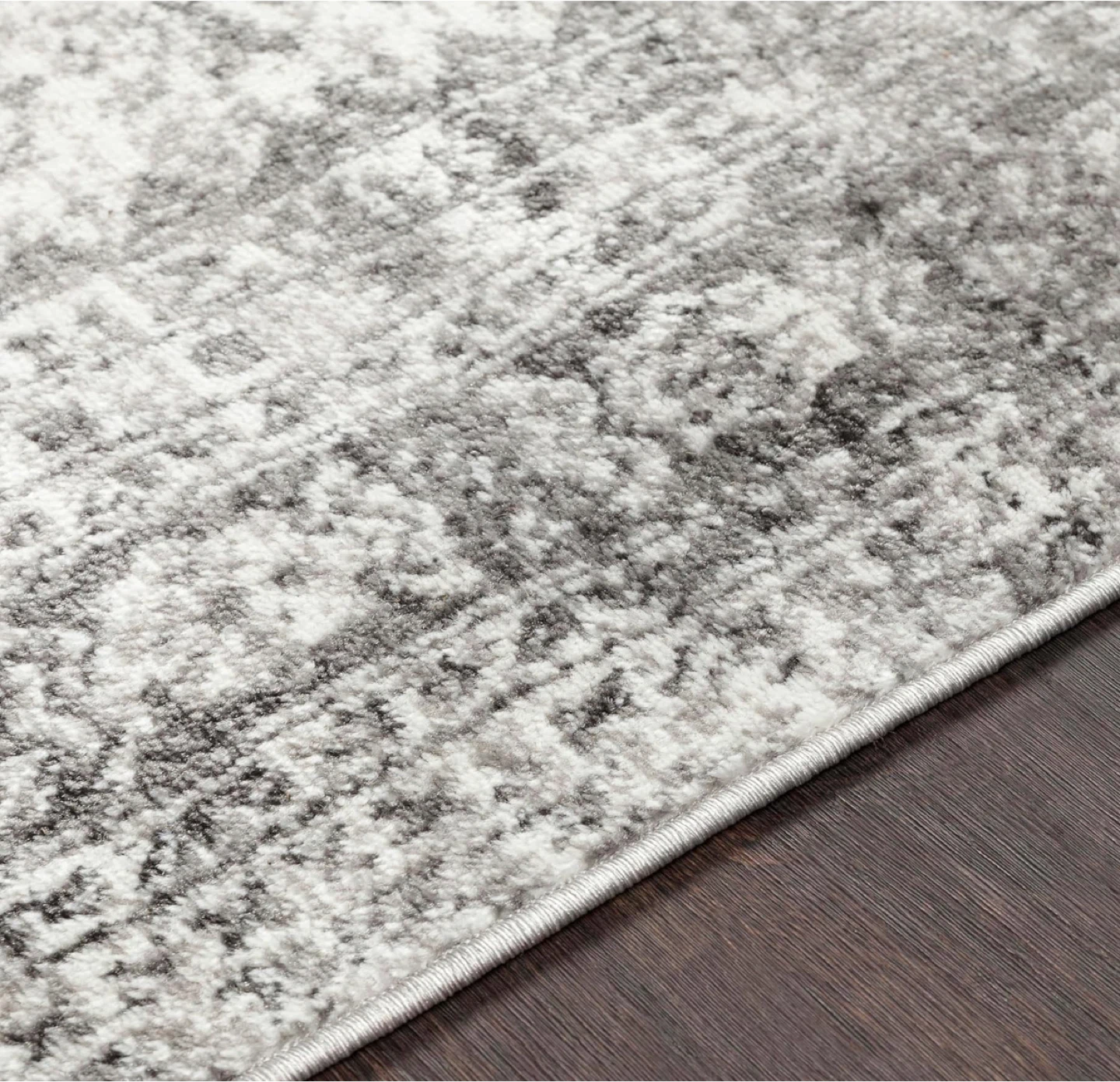 Medallion Area Rug - Gray/White - photo 3