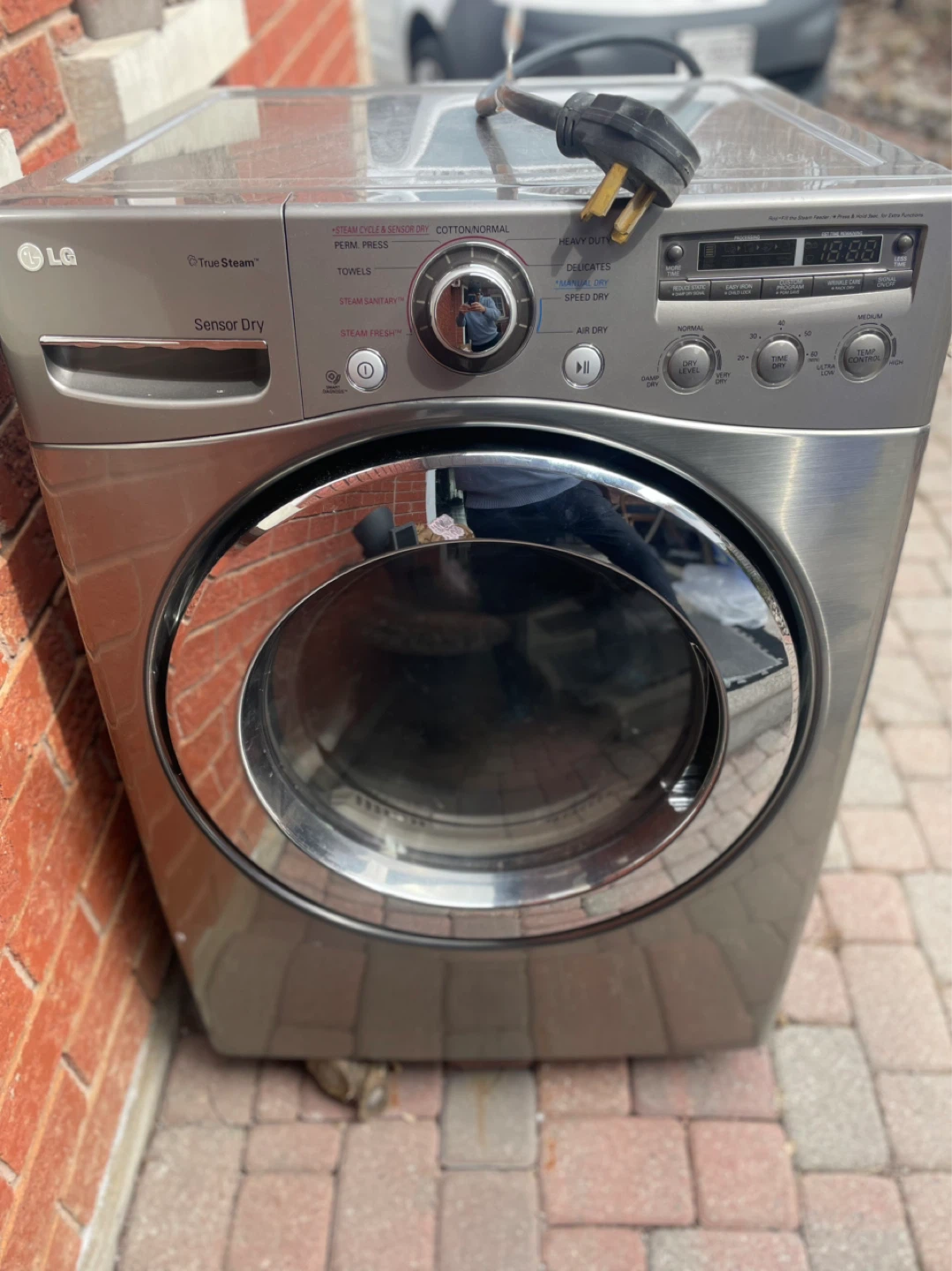 LG TrueSteam Sensor Dry Electric Dryer