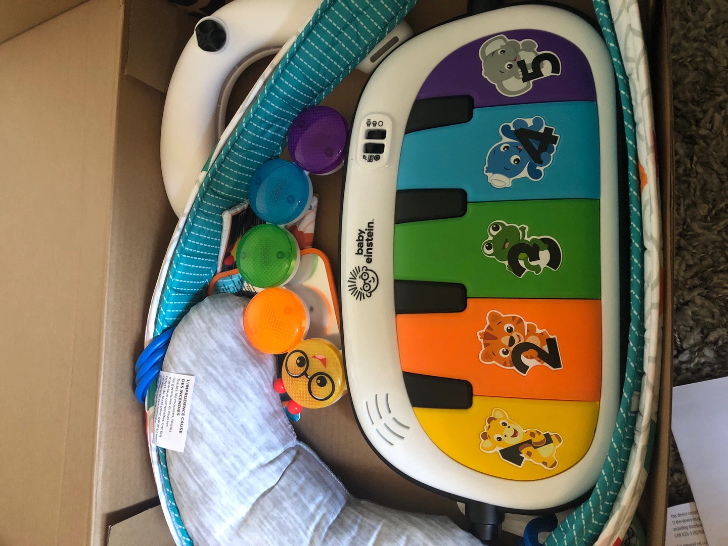 Baby Einstein 4-in-1 Discovery Gym and Piano - photo 3