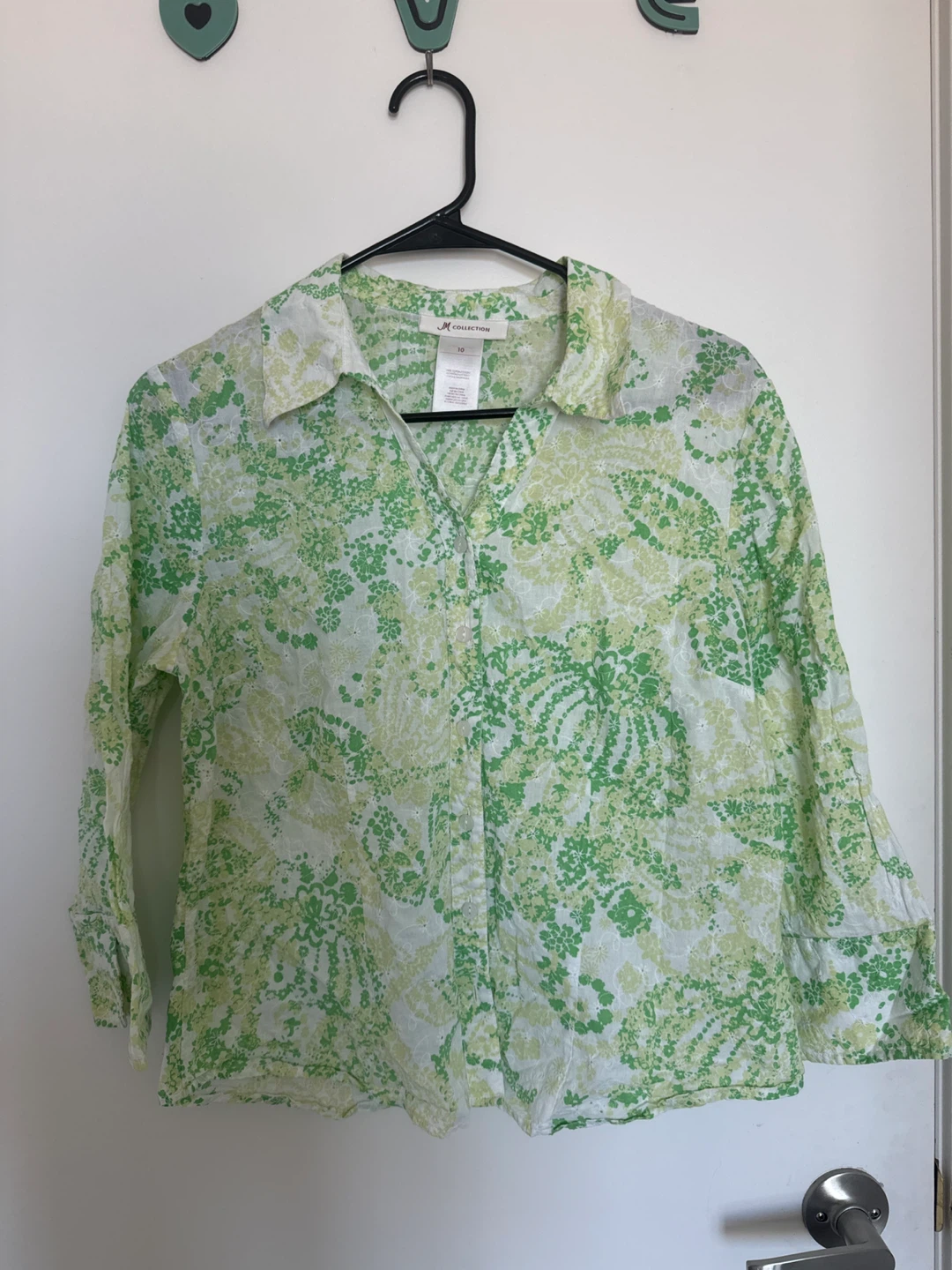 JM Collection Women's Size 10 Blouse