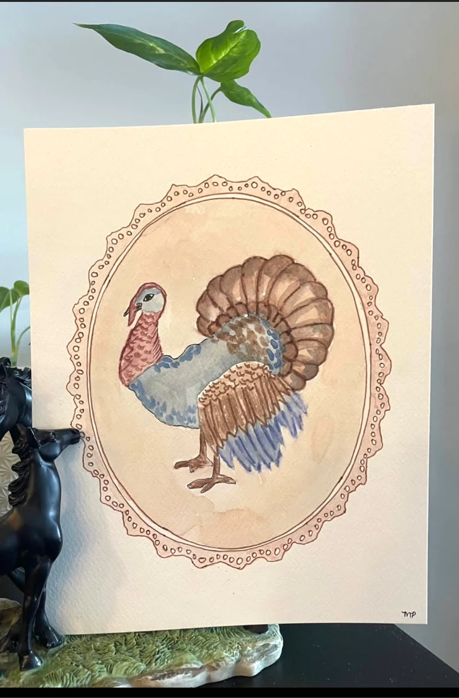 Watercolor Animal paintings - photo 5
