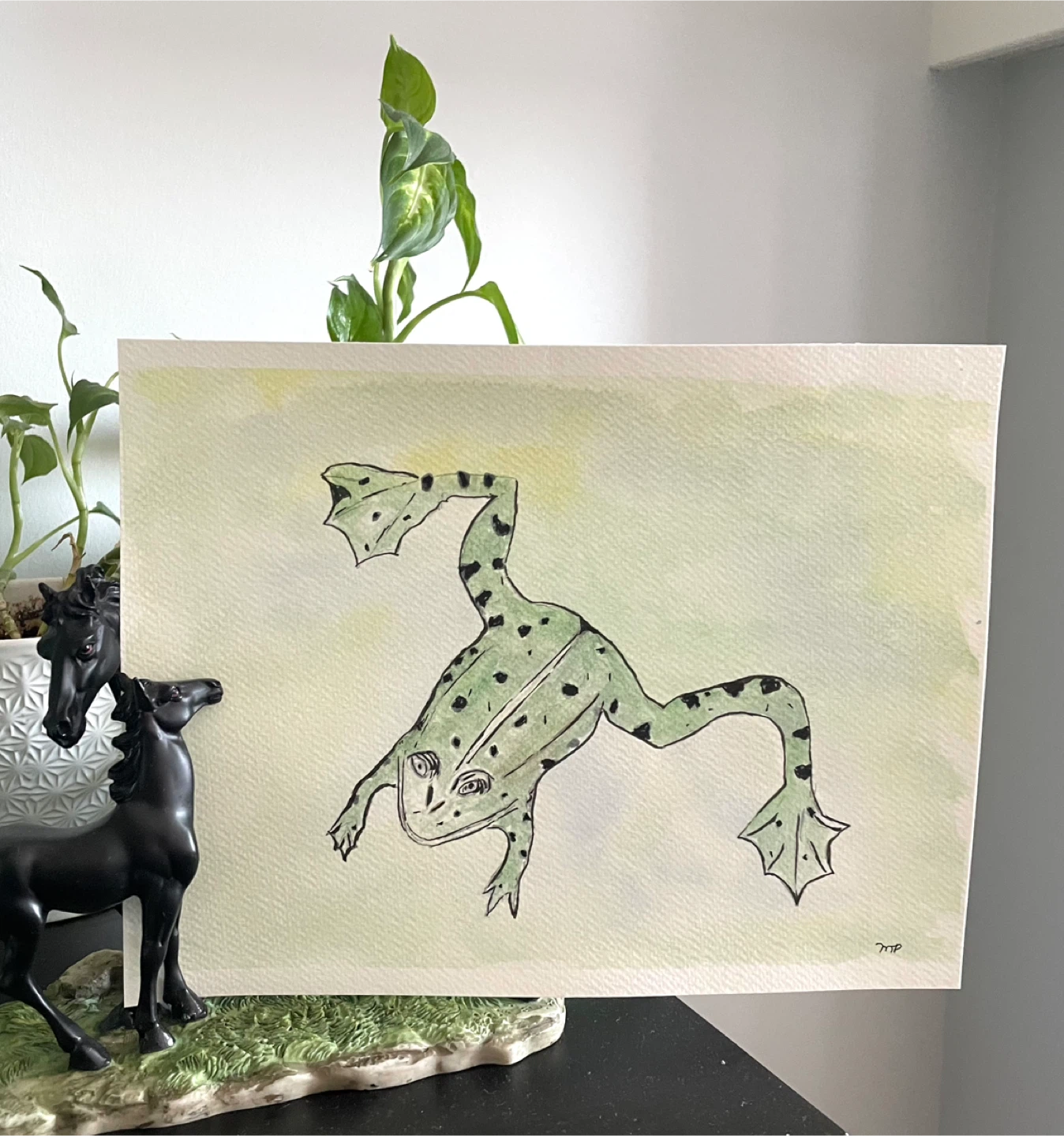 Watercolor Animal paintings - photo 3
