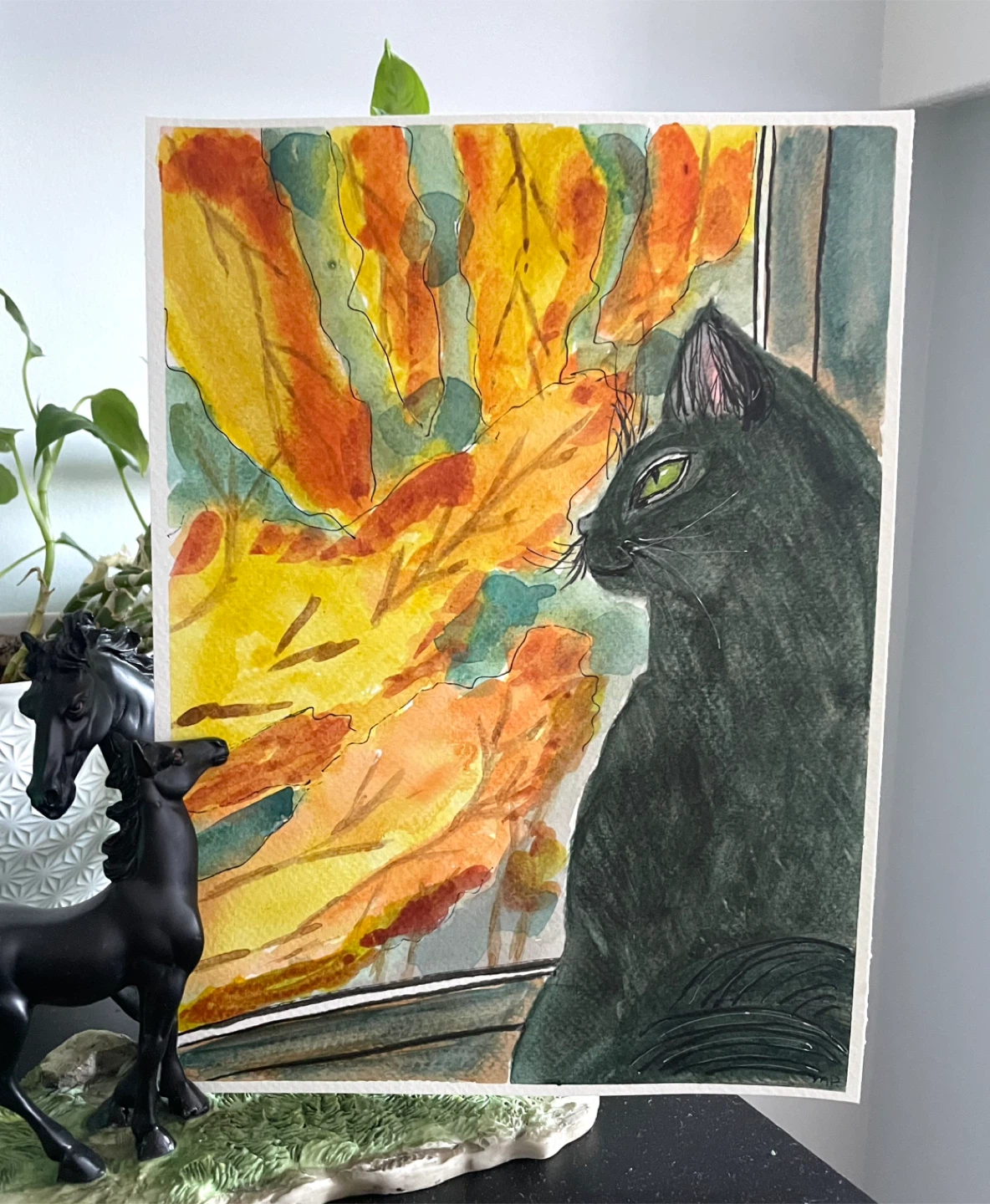 Watercolor Animal paintings - photo 2