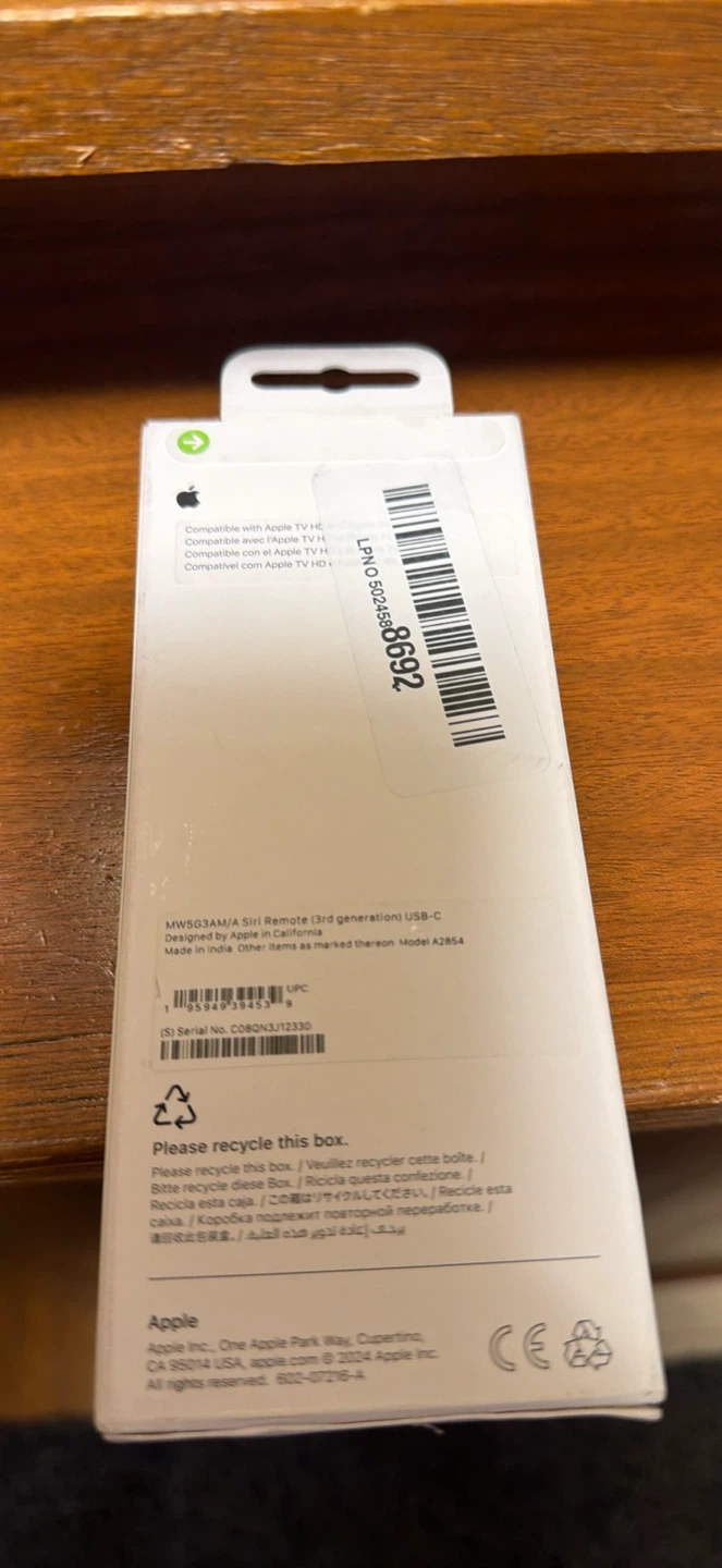 Apple Siri Remote (3rd generation) USB-C 🌱 - photo 2