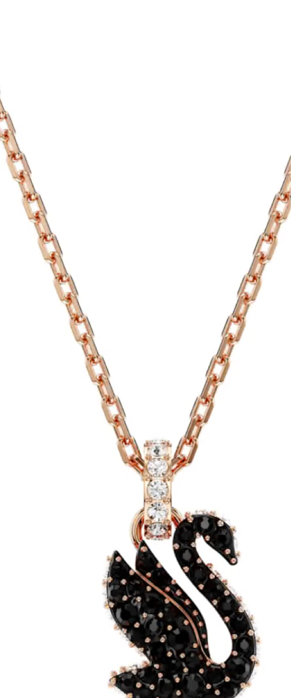 Swarovski Swan Pendant Necklace