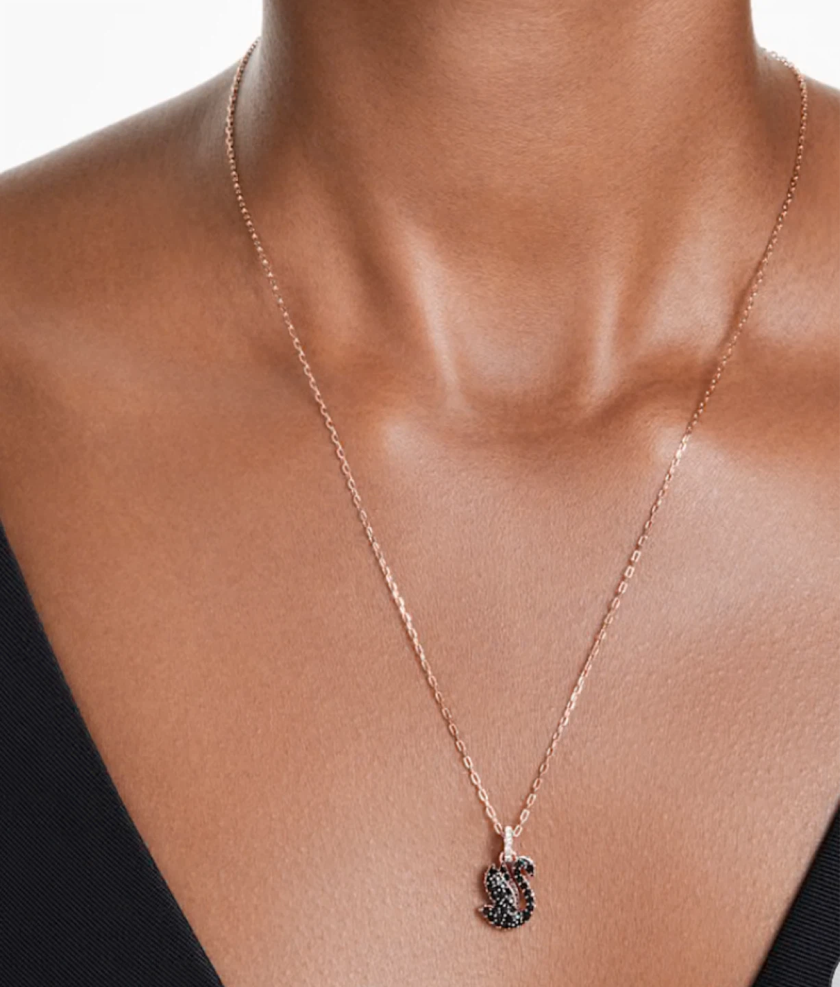 Swarovski Swan Pendant Necklace - photo 2