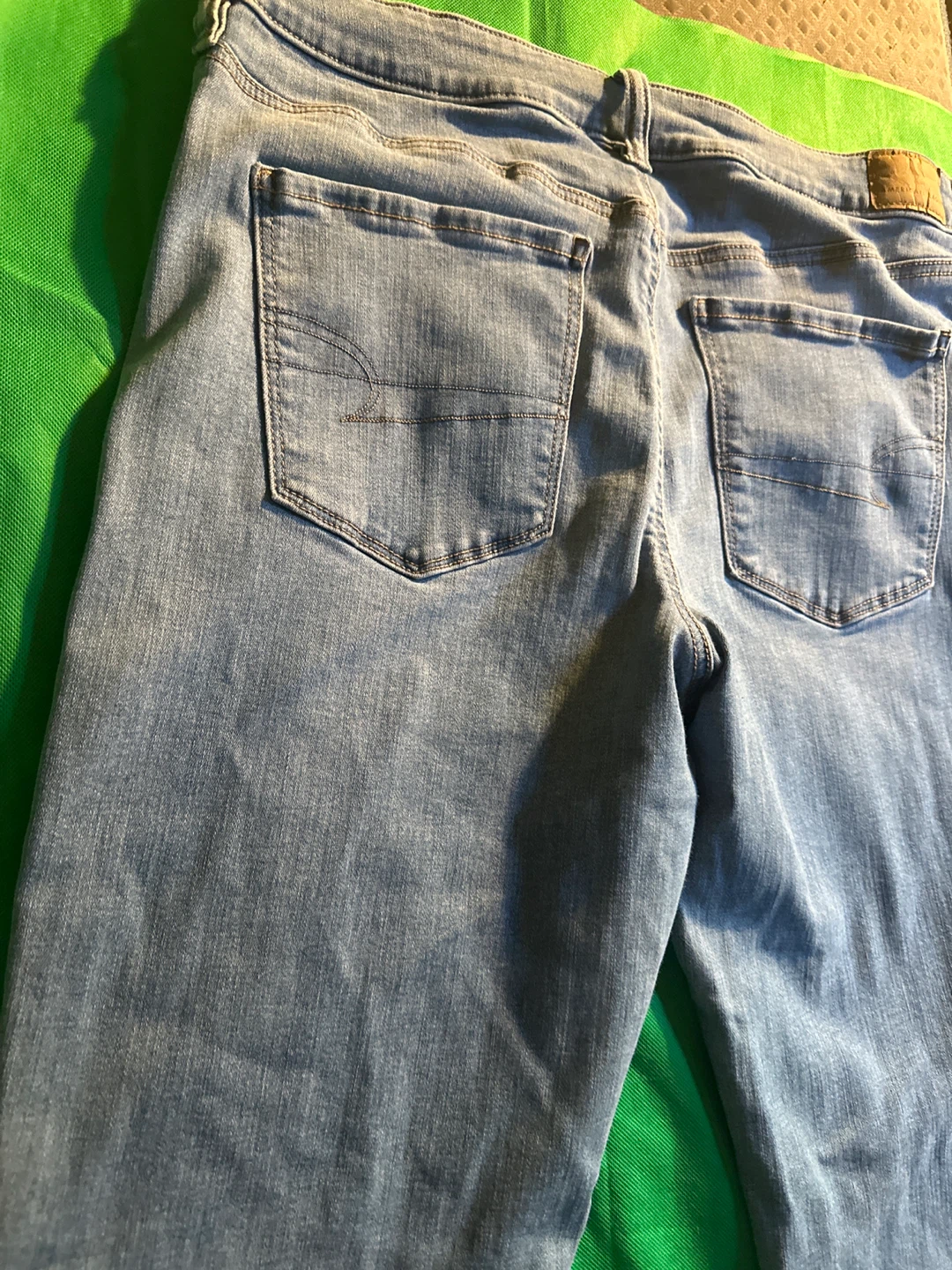 American Eagle "Next Level Stretch" Light Wash Jeans - photo 4